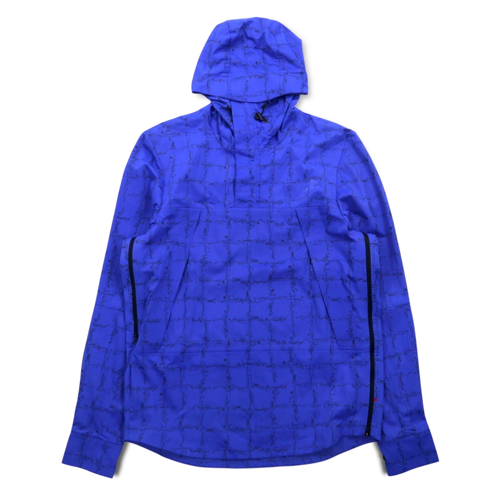 THE NORTH FACE RED LABEL × Slam Jam Giacca a Vento Anorak Taglia S Blu Fantasia Packable M1990 T92S5TS59 Nuovo con etichette