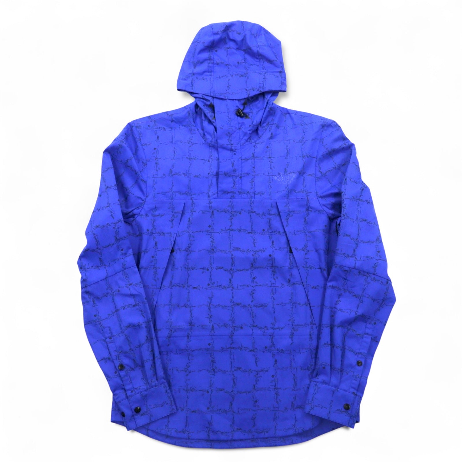 THE NORTH FACE RED LABEL × Slam Jam Giacca a Vento Anorak Taglia S Blu Fantasia Packable M1990 T92S5TS59 Nuovo con etichette