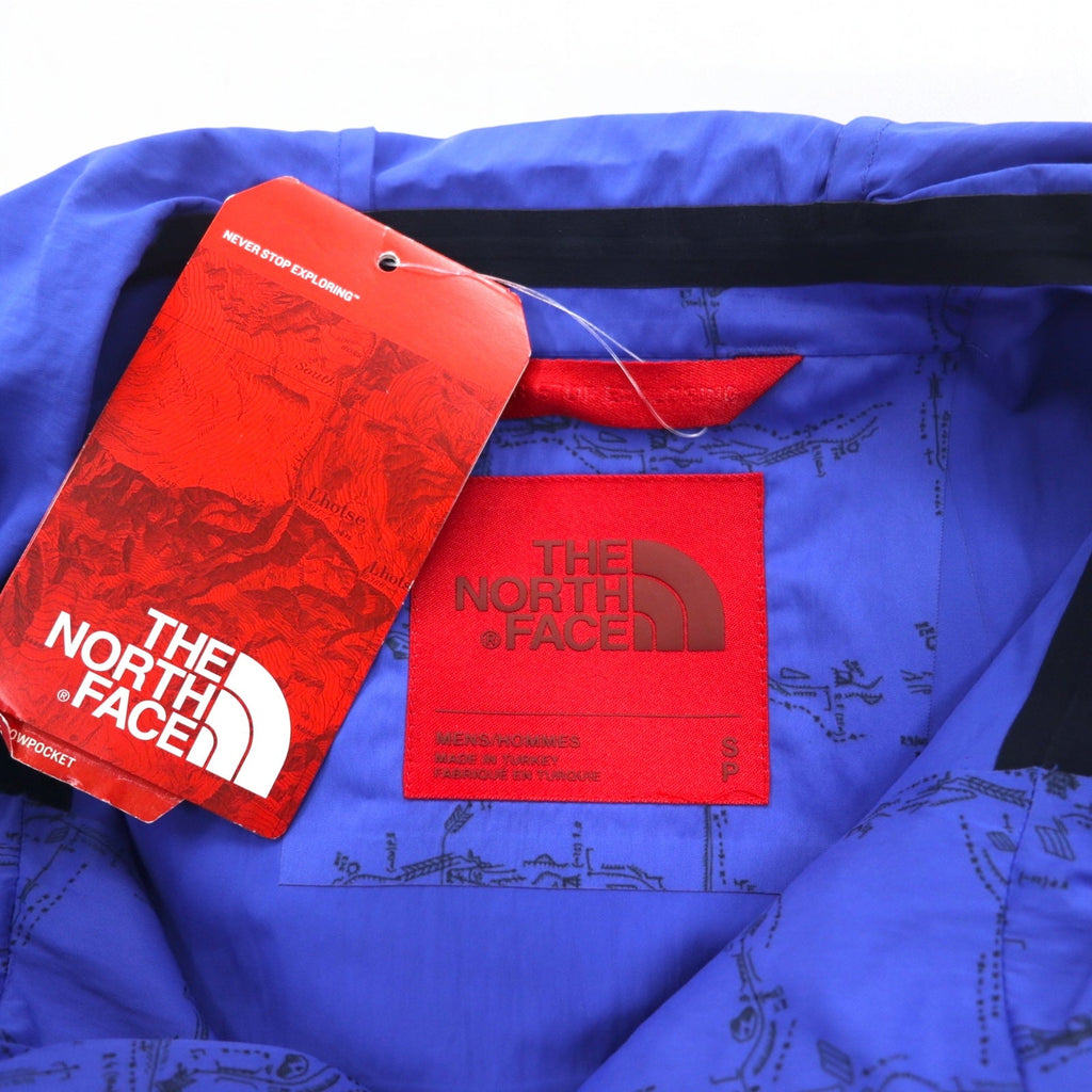 THE NORTH FACE RED LABEL × Slam Jam Giacca a Vento Anorak Taglia S Blu Fantasia Packable M1990 T92S5TS59 Nuovo con etichette