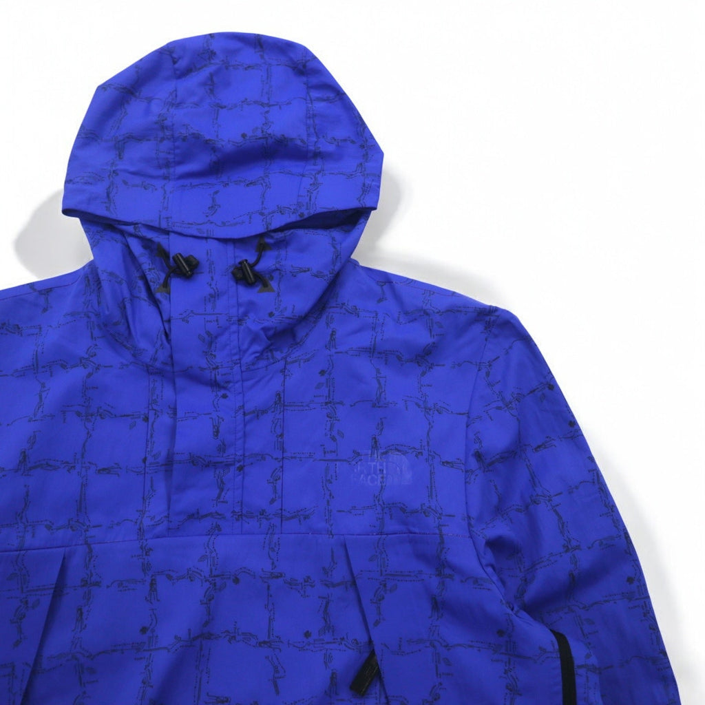 THE NORTH FACE RED LABEL × Slam Jam Giacca a Vento Anorak Taglia S Blu Fantasia Packable M1990 T92S5TS59 Nuovo con etichette