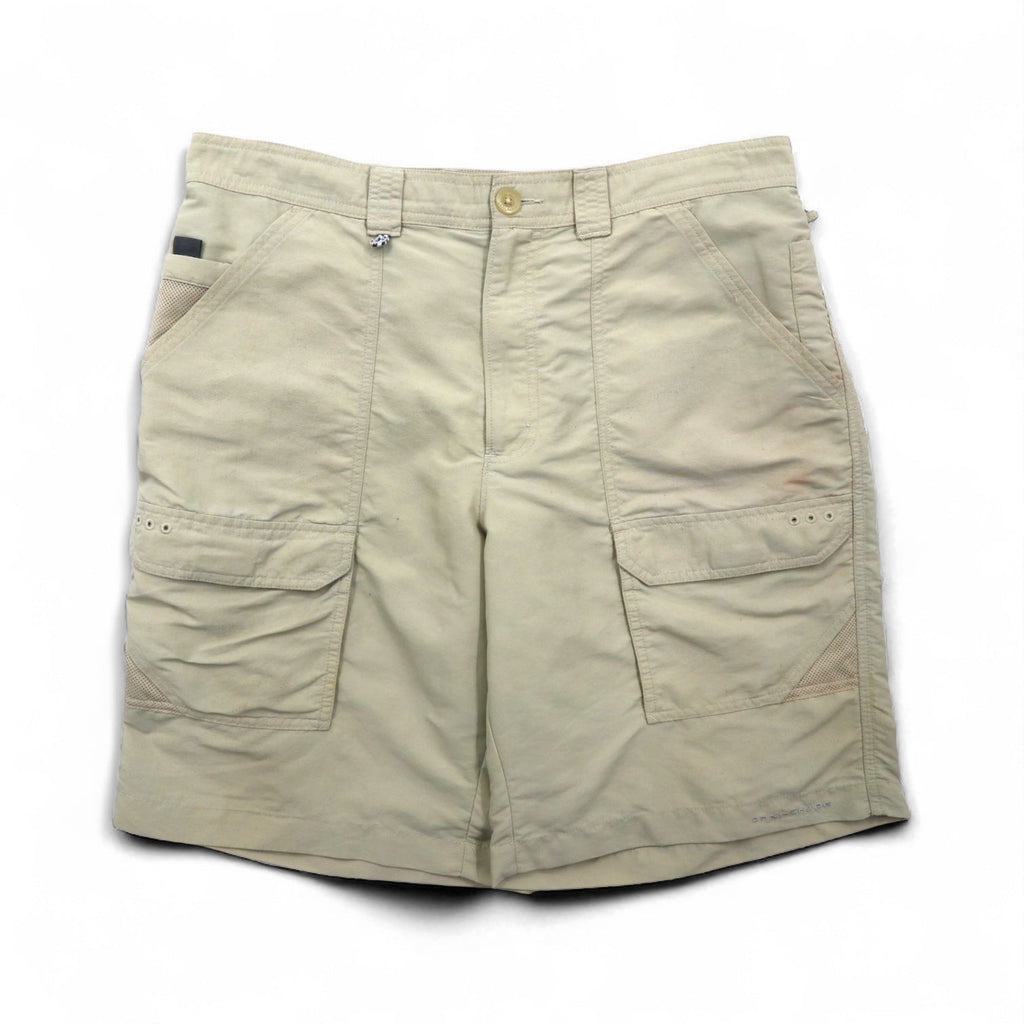 Columbia PFG Permit II Omni-Shade Fishing Cargo Shorts Bermuda Uomo OMNI-SHADE Pantaloncini Corti L Beige Wick Fishing Cargo FM4555
