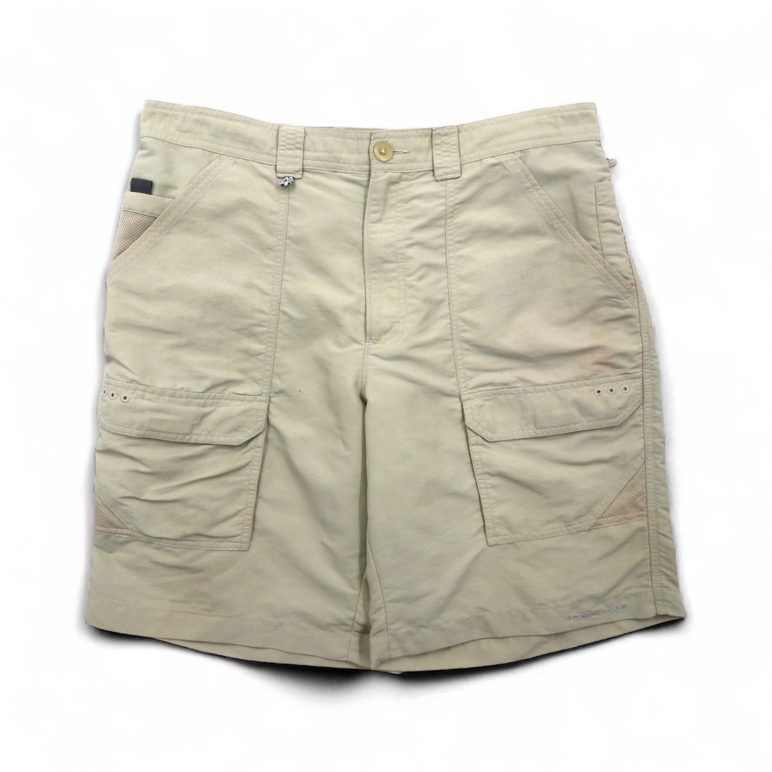 Columbia PFG Permit II Omni-Shade Fishing Cargo Shorts Bermuda Uomo OMNI-SHADE Pantaloncini Corti L Beige Wick Fishing Cargo FM4555