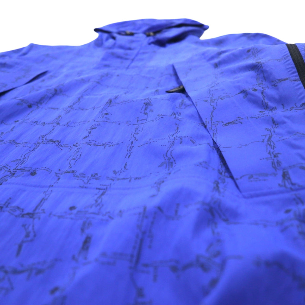 THE NORTH FACE RED LABEL × Slam Jam Giacca a Vento Anorak Taglia S Blu Fantasia Packable M1990 T92S5TS59 Nuovo con etichette