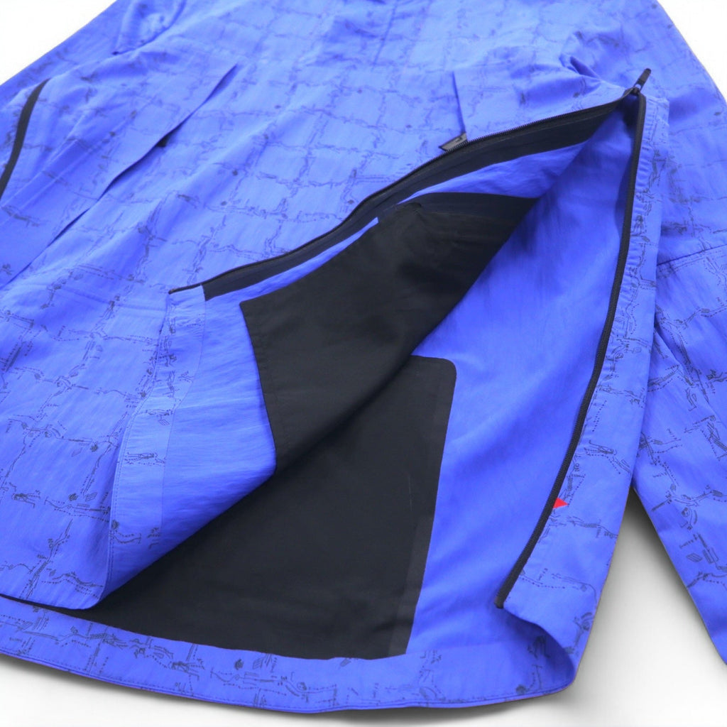 THE NORTH FACE RED LABEL × Slam Jam Giacca a Vento Anorak Taglia S Blu Fantasia Packable M1990 T92S5TS59 Nuovo con etichette