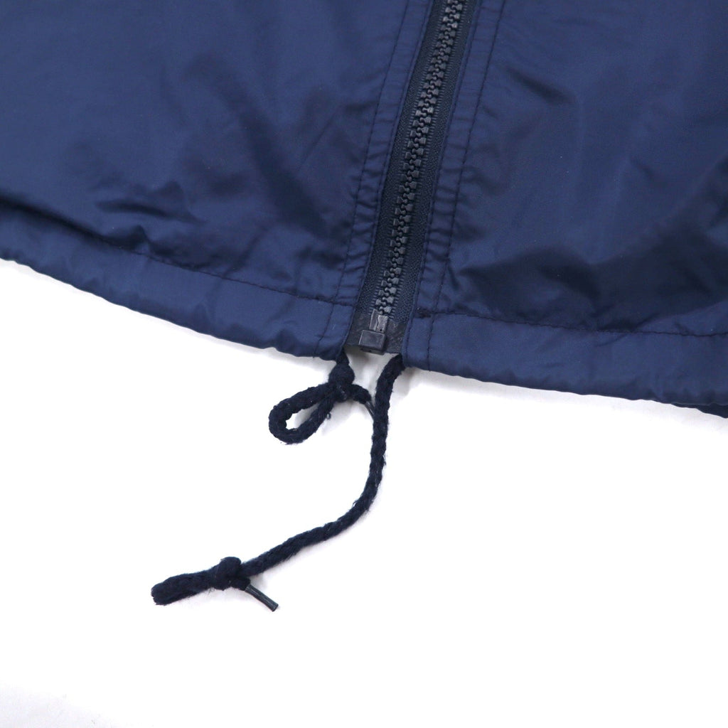 adidas Tuta sportiva anni '90, taglia L, blu navy, in nylon con logo a trifoglio ricamato e 3 strisce