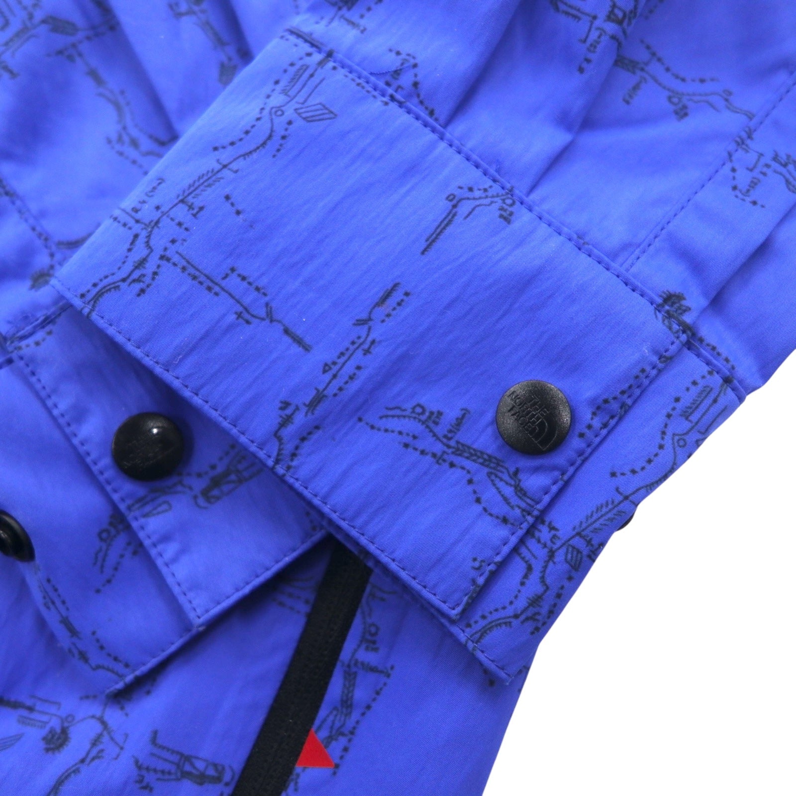 THE NORTH FACE RED LABEL × Slam Jam Giacca a Vento Anorak Taglia S Blu Fantasia Packable M1990 T92S5TS59 Nuovo con etichette