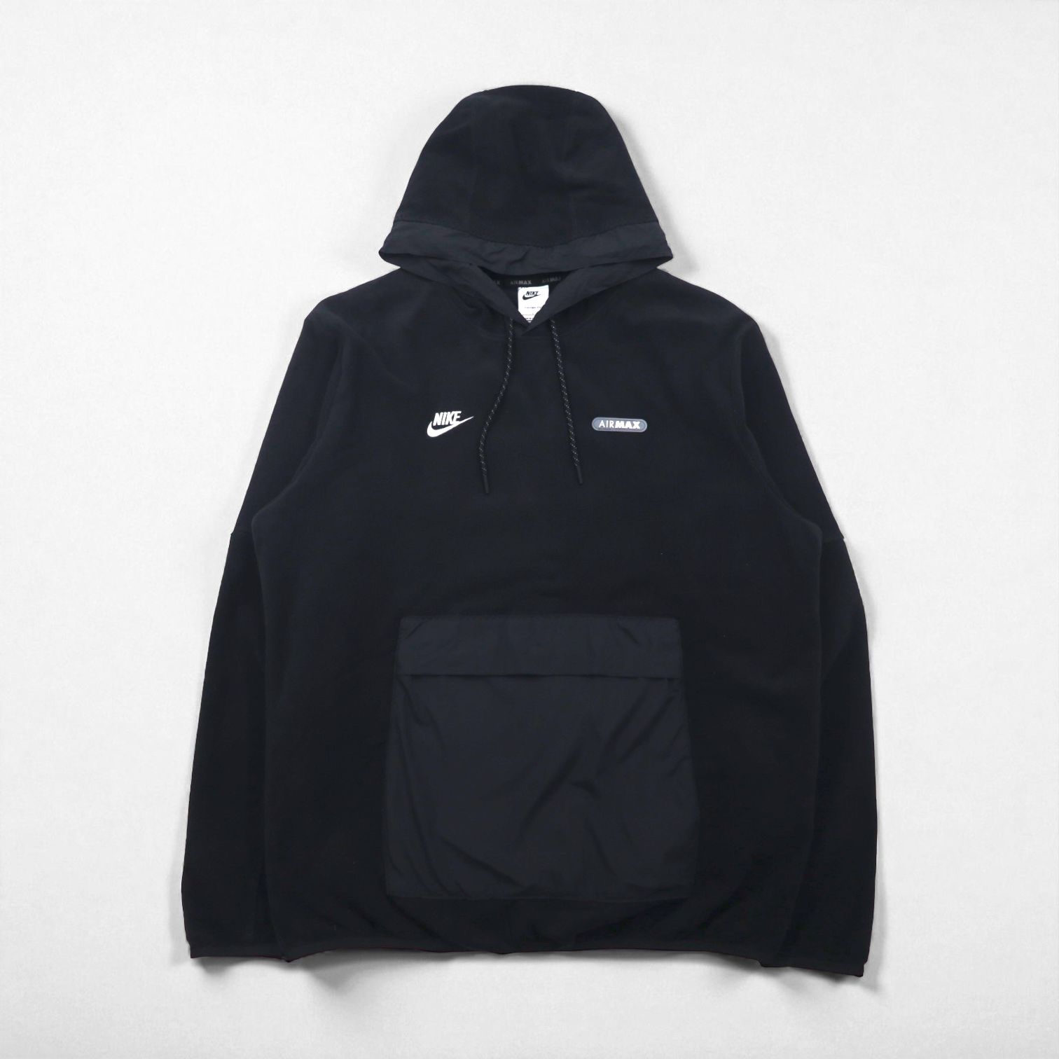 NIKE サーマフィット THERMA-FIT ポーラ フリース パーカー L ブラック カンガルーポケット FN7859-010