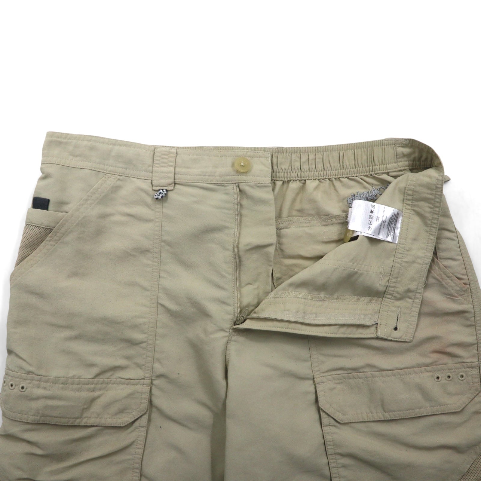 Columbia PFG Permit II Omni-Shade Fishing Cargo Shorts Bermuda Uomo OMNI-SHADE Pantaloncini Corti L Beige Wick Fishing Cargo FM4555