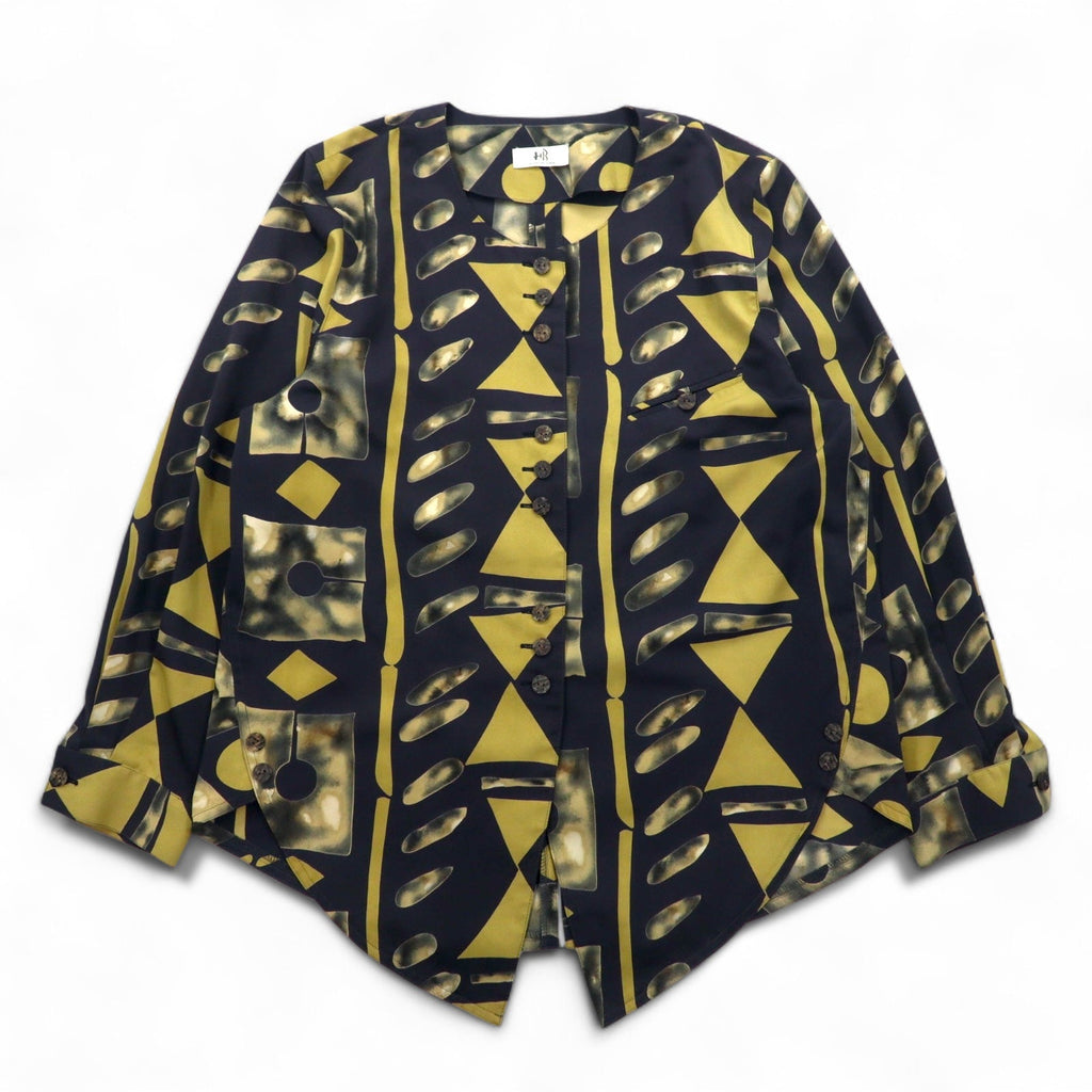 Vintage 90s Japan Made Retro Top and Skirt Set HORIBE レトロ セットアップ スカート XL 総柄 日本製