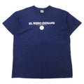 T-shirt con stampa Baseball FRUIT OF THE LOOM XXL blu navy cotone Loftdez taglia grande EL RENO INDIANS Made in Honduras