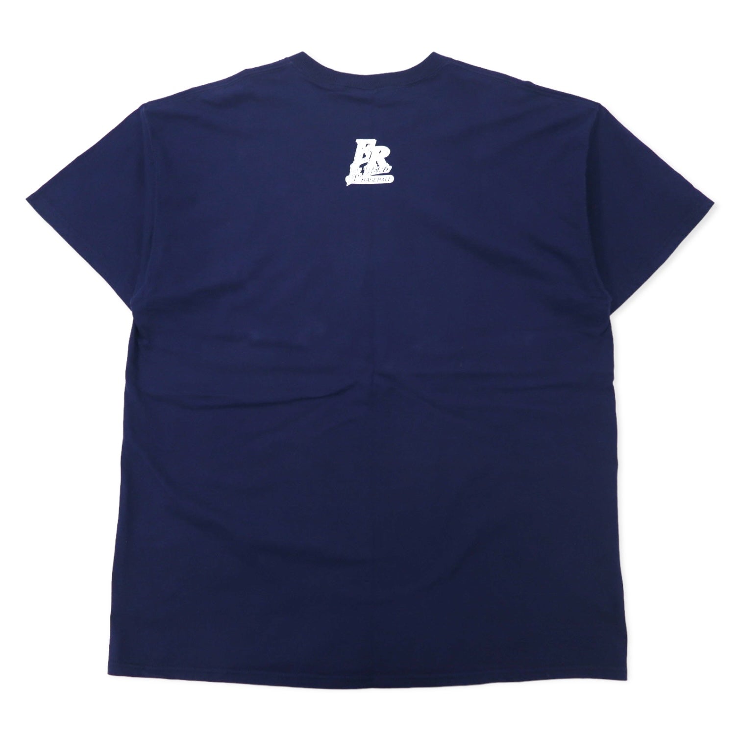 T-shirt con stampa Baseball FRUIT OF THE LOOM XXL blu navy cotone Loftdez taglia grande EL RENO INDIANS Made in Honduras