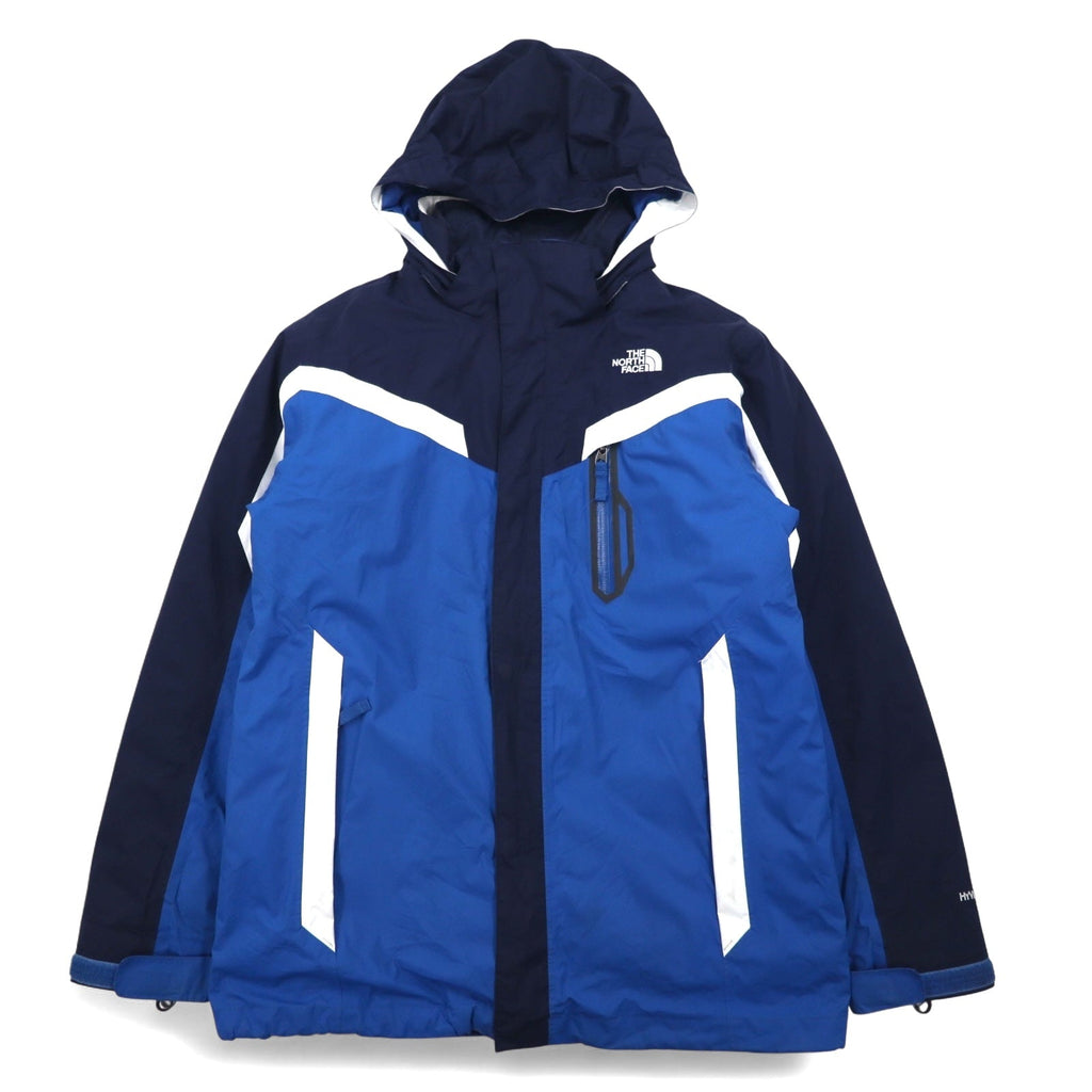 THE NORTH FACE Giacca a vento 3 in 1 taglia XL, colore blu, tecnologia HYVENT impermeabile, sistema Zip-in-Zip, imbottitura liner staccabile A20Y