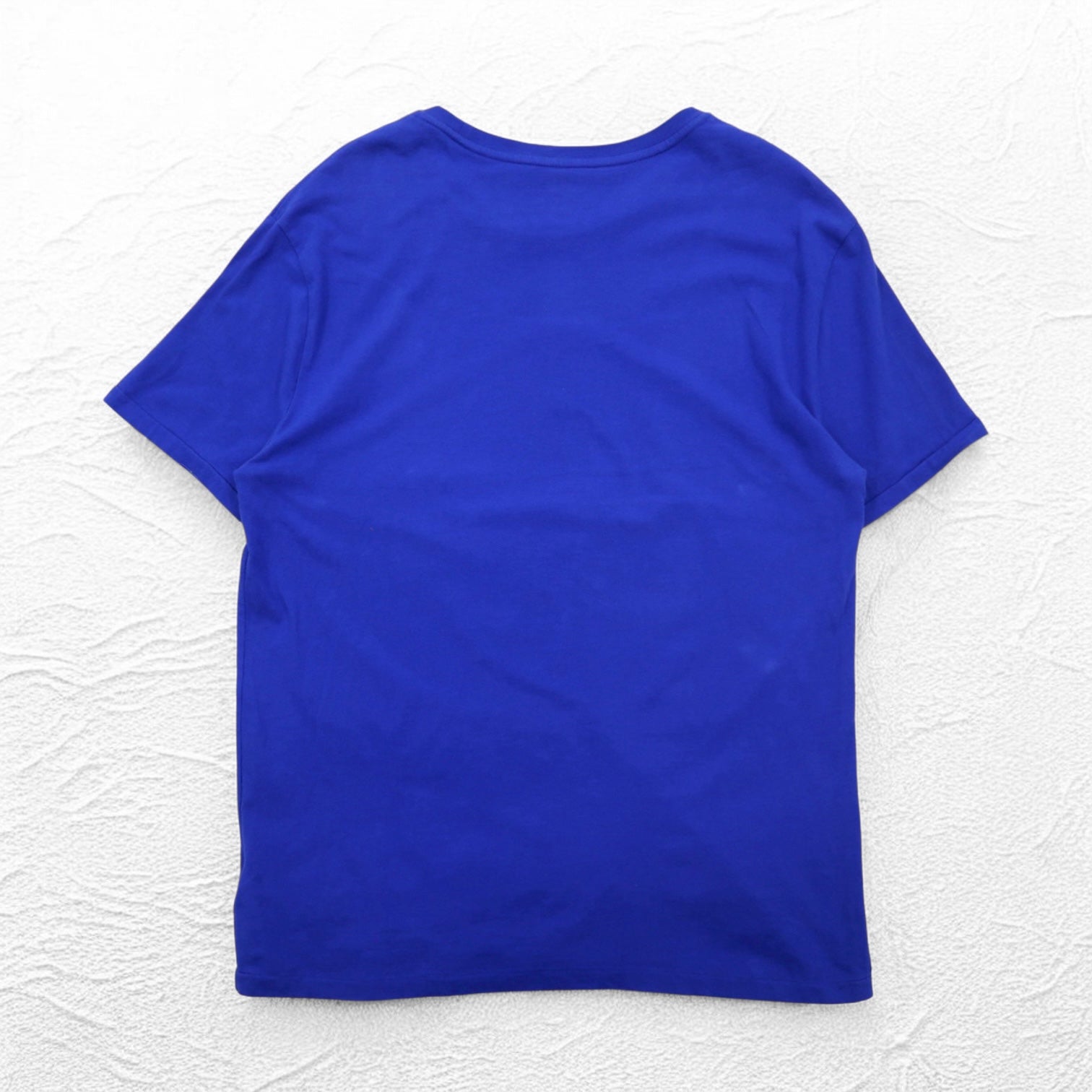 POLO RALPH LAUREN T-shirt con stampa Polo Bear L blu cotone CUSTOM SLIM FIT