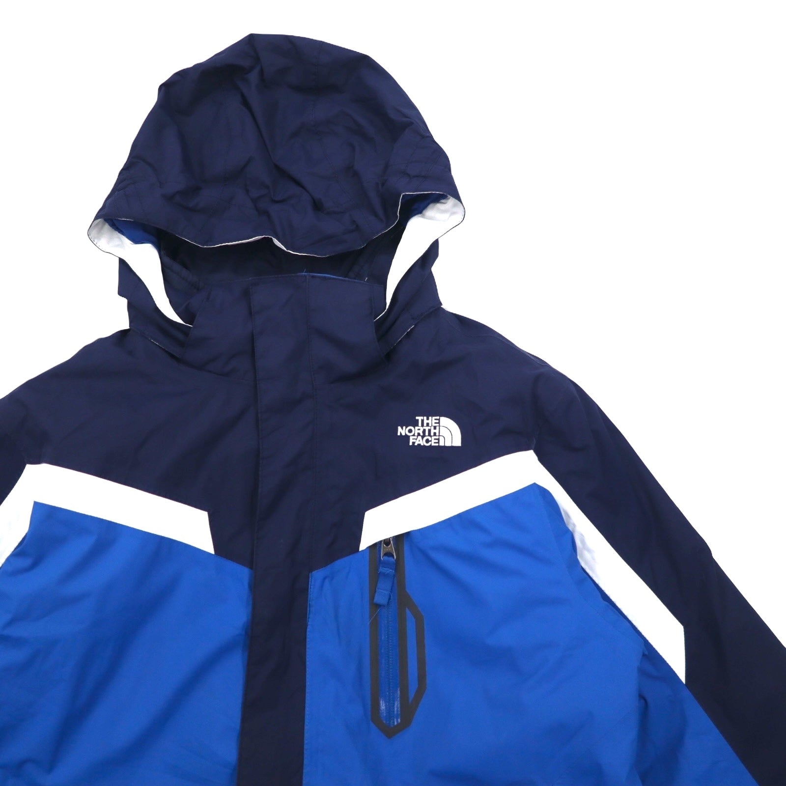 THE NORTH FACE Giacca a vento 3 in 1 taglia XL, colore blu, tecnologia HYVENT impermeabile, sistema Zip-in-Zip, imbottitura liner staccabile A20Y