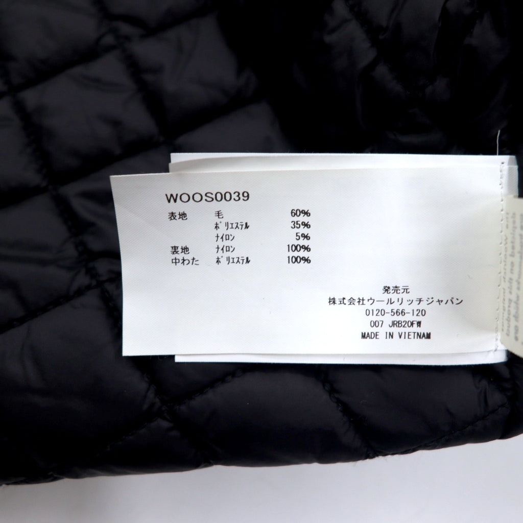 WOOLRICH WOOLEN MILLS Giubbotto imbottito con zip L cachi a quadri lana doppia zip ARCHIVE PATTERN doppia zip WOOS0039