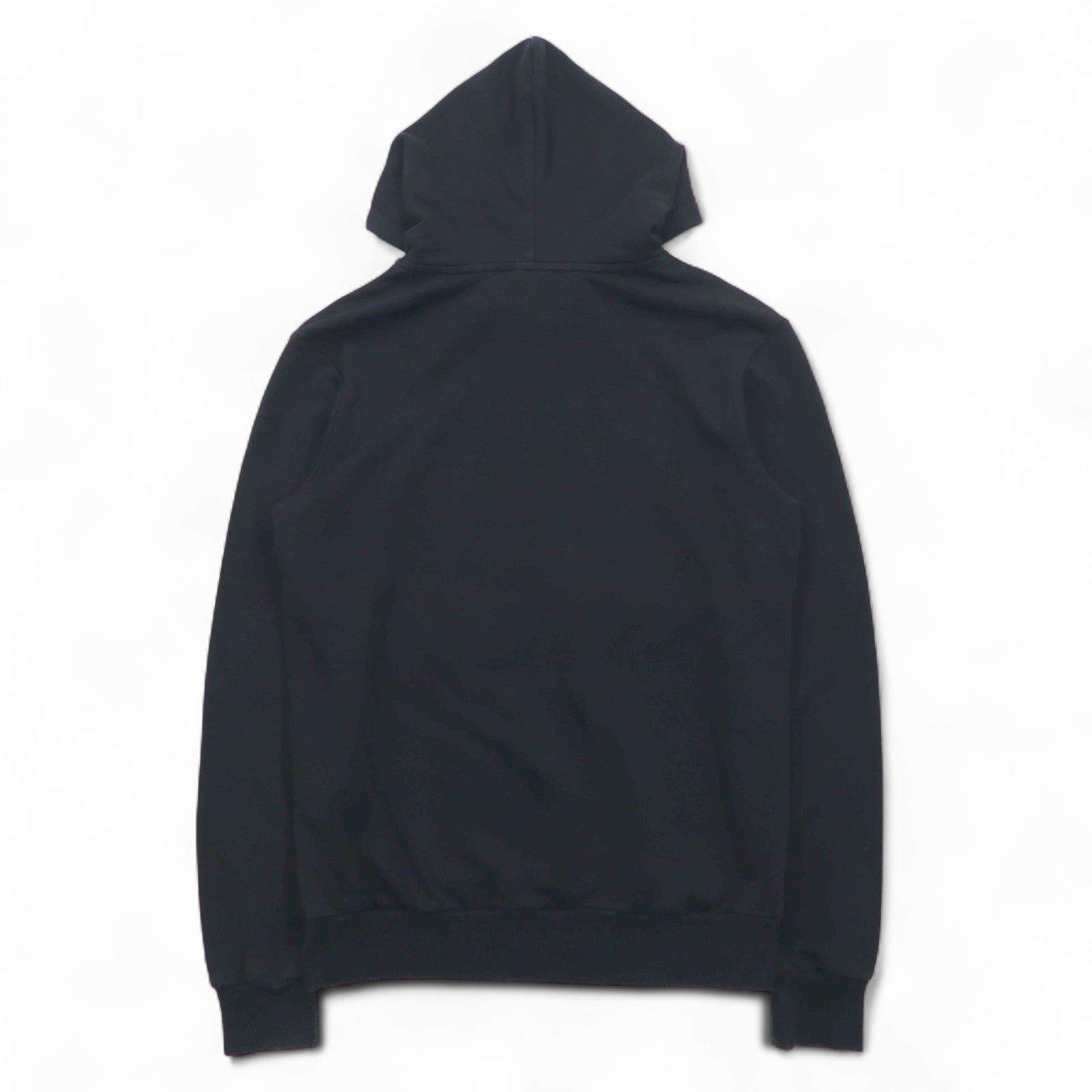 BOY LONDON felpa con cappuccio e stampa logo, taglia M, nero, cotone, made in Italy
