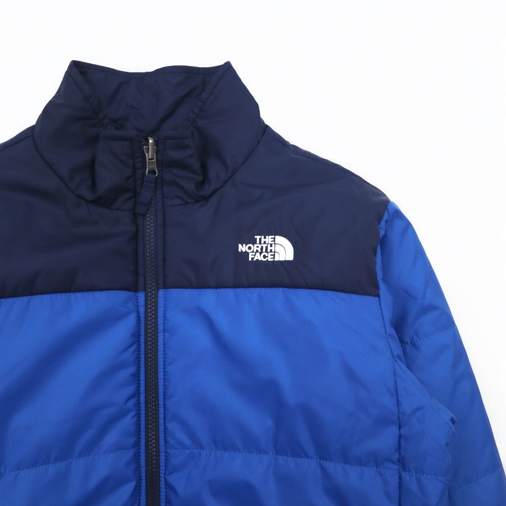 THE NORTH FACE Giacca a vento 3 in 1 taglia XL, colore blu, tecnologia HYVENT impermeabile, sistema Zip-in-Zip, imbottitura liner staccabile A20Y
