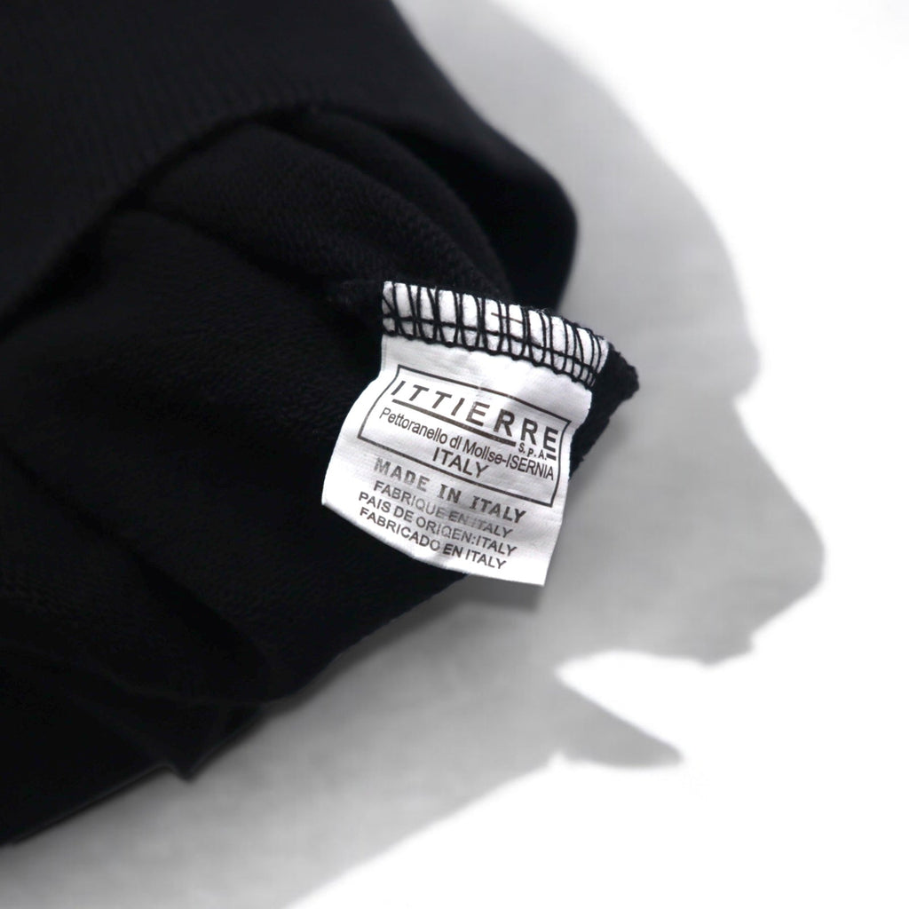 BOY LONDON felpa con cappuccio e stampa logo, taglia M, nero, cotone, made in Italy