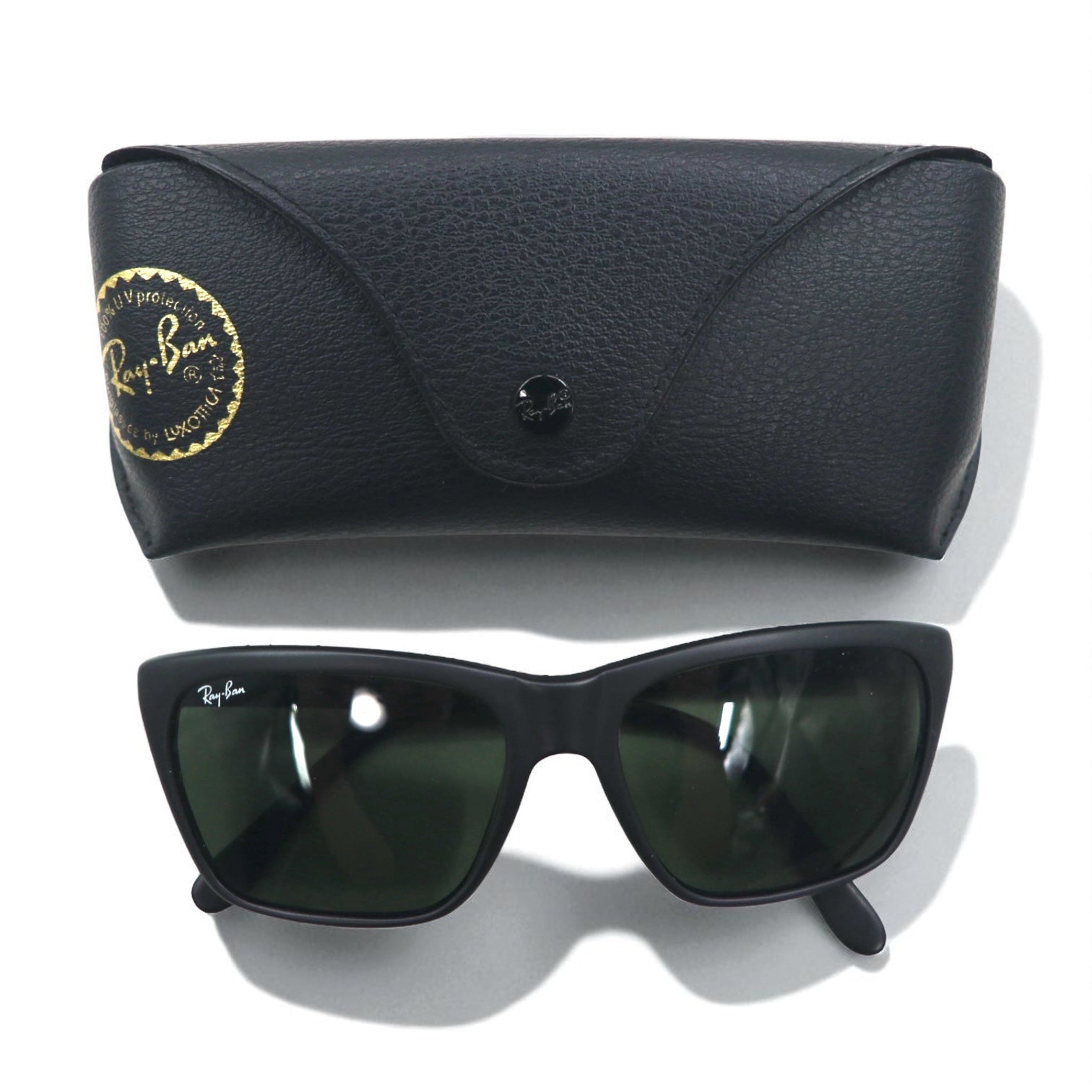 Ray Ban vintage BAUSCH & LOMB prodotto da Bausch & Lomb B&L occhiali da sole Wellington neri TELAIO NYLON