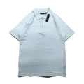 DKNY Polo zip-up M Blu Cotone Nuovo