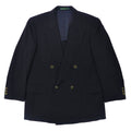 CARVEN ダブル テーラードジャケット 94-AB4 ネイビー ウール オールド