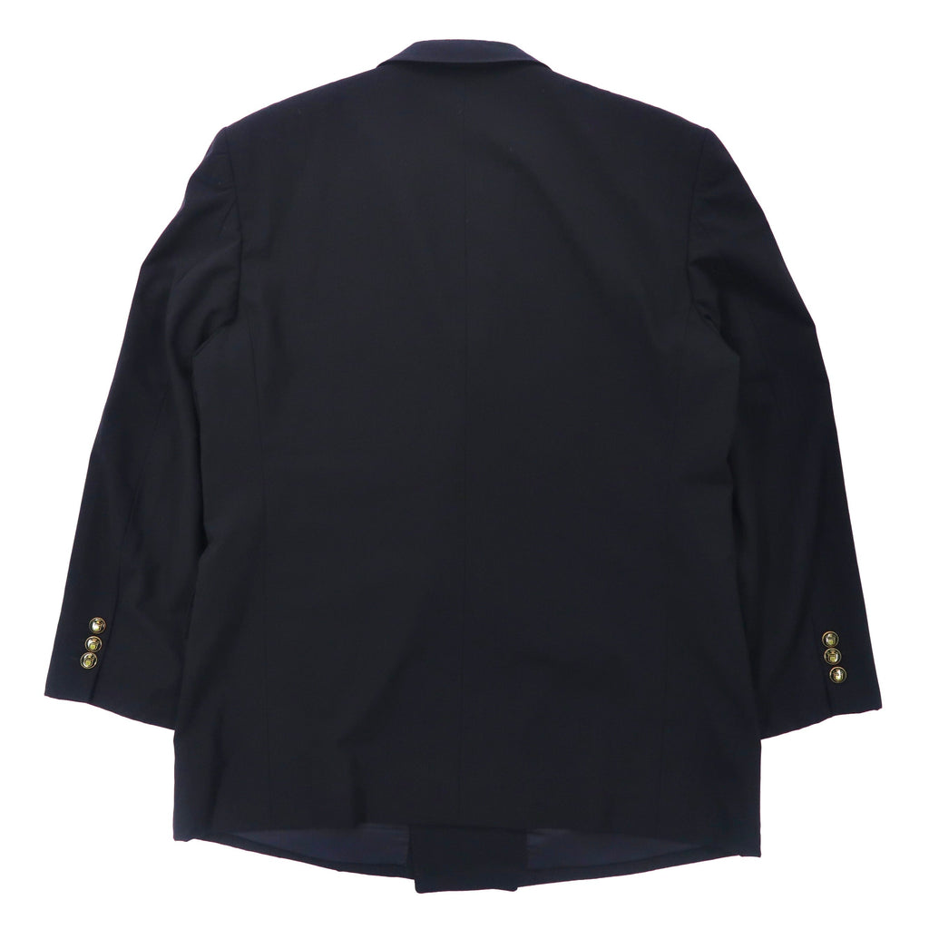 CARVEN ダブル テーラードジャケット 94-AB4 ネイビー ウール オールド
