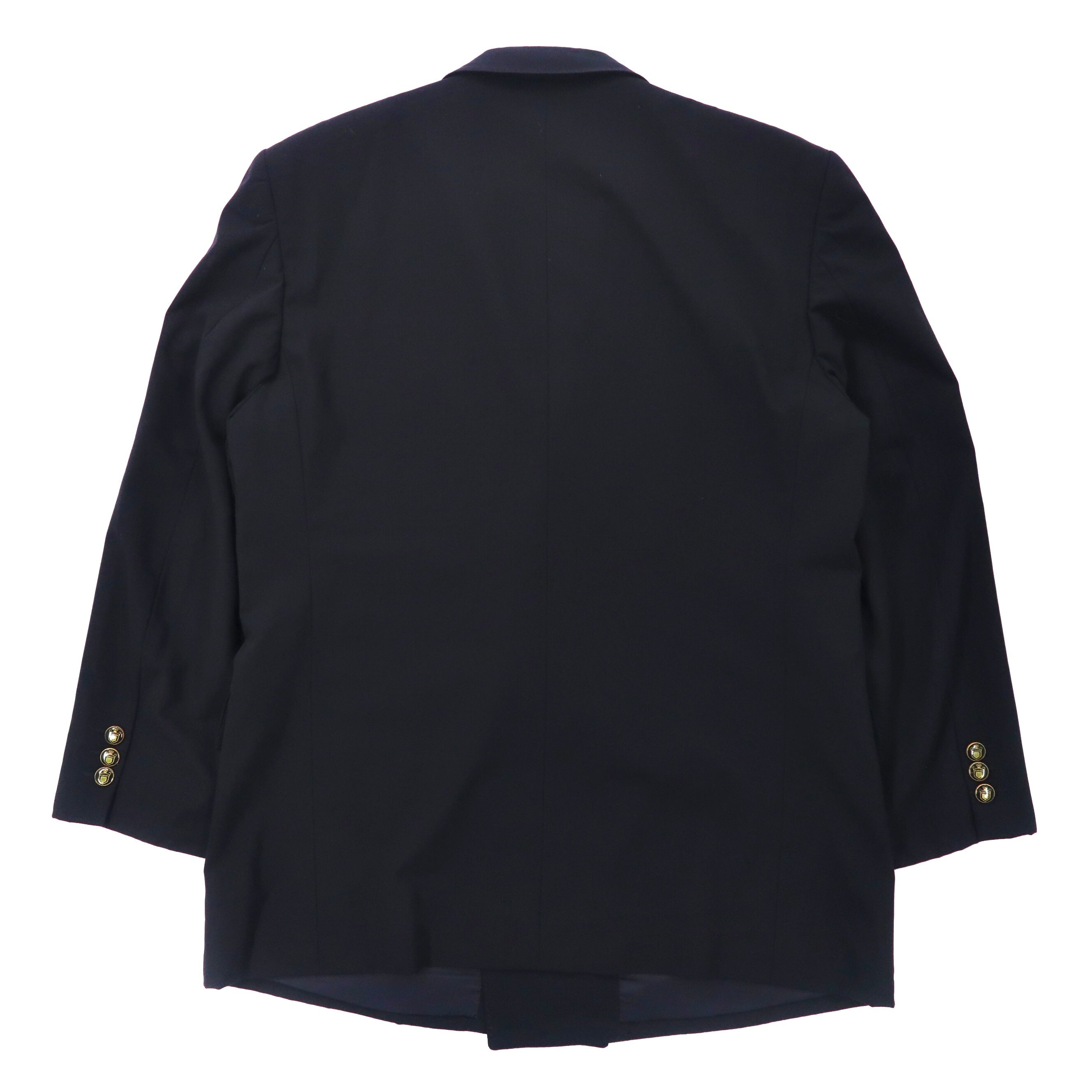 CARVEN ダブル テーラードジャケット 94-AB4 ネイビー ウール オールド