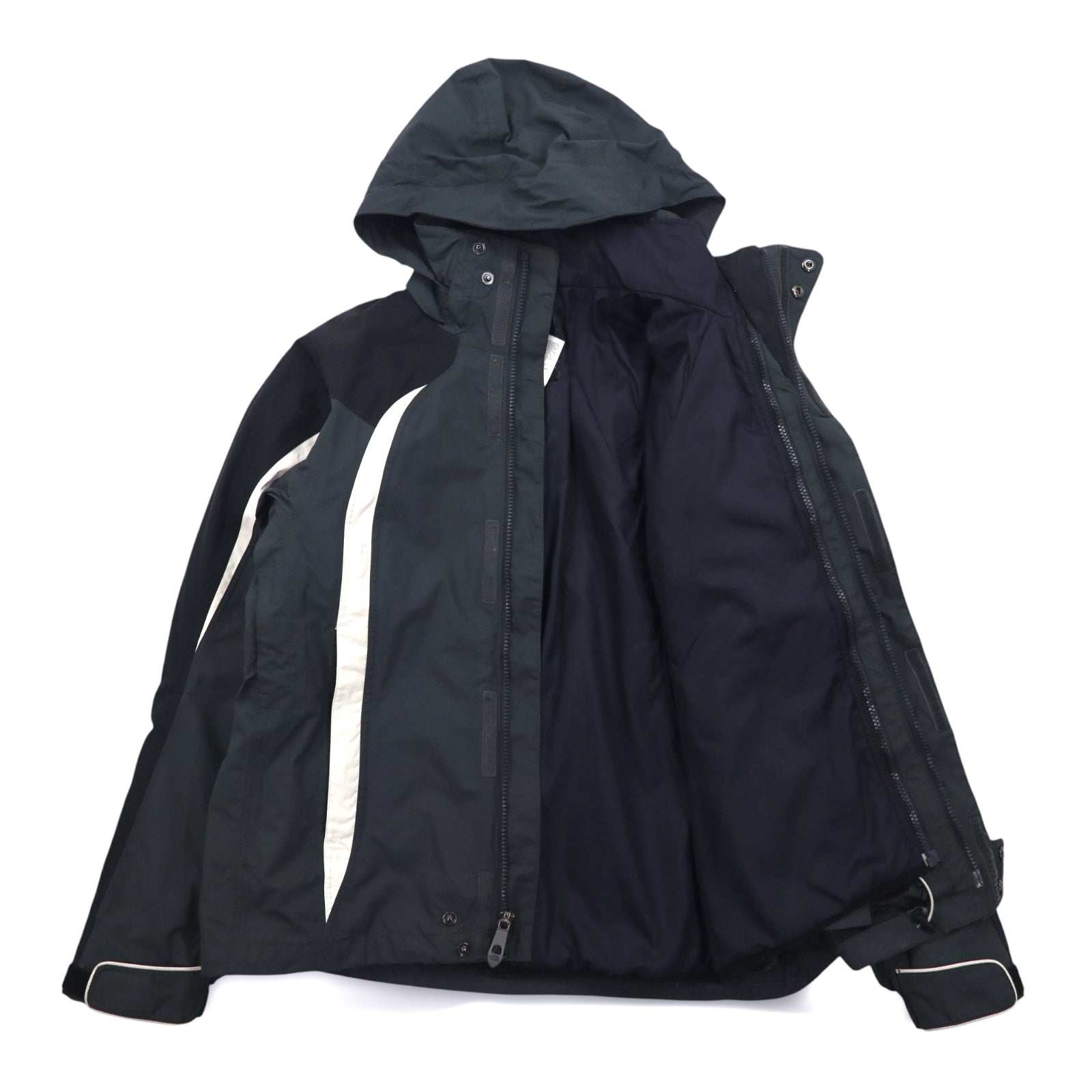 THE NORTH FACE Parka 3 in 1 S Grigio HYVENT Impermeabile con fodera isolante rimovibile AR4J