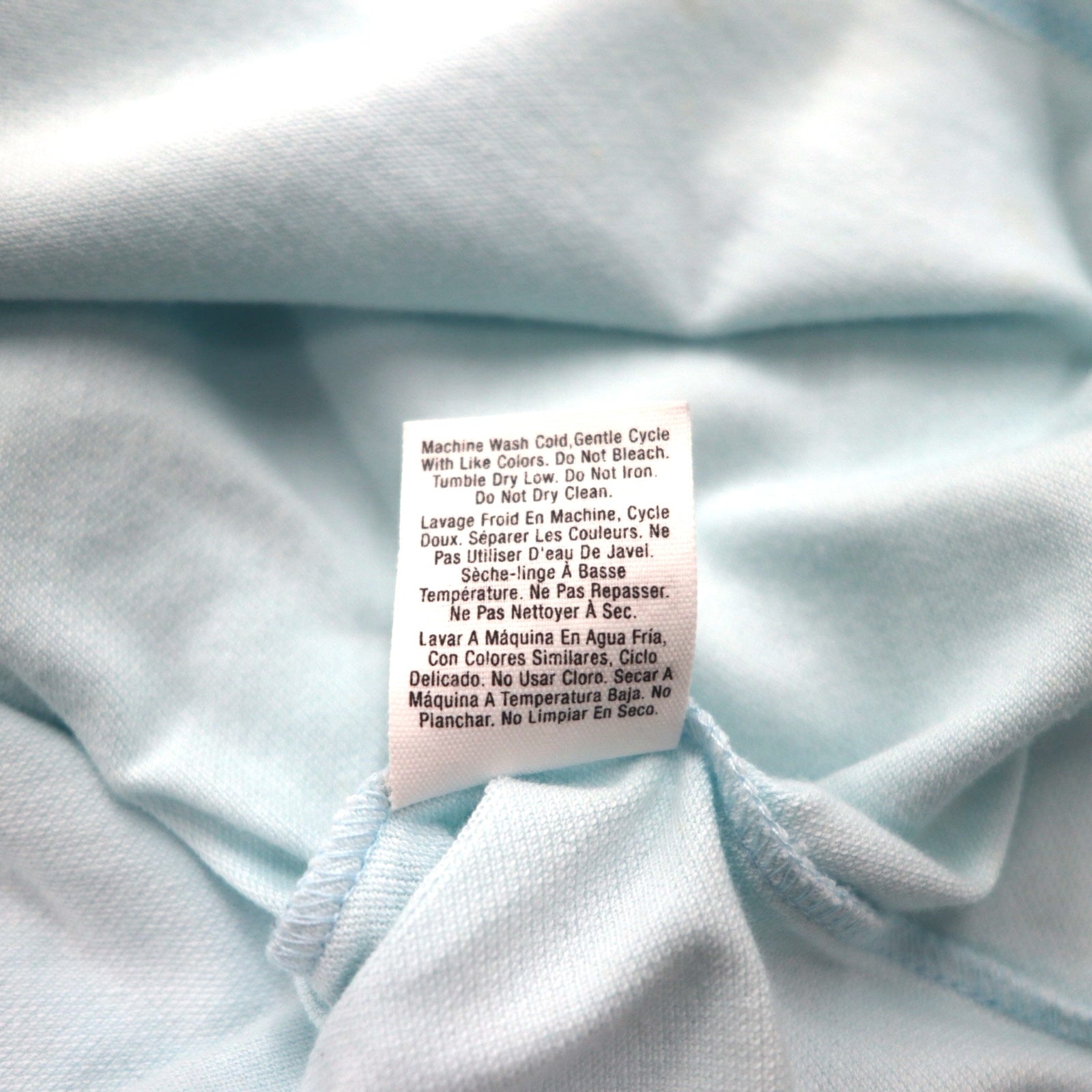 DKNY Polo zip-up M Blu Cotone Nuovo