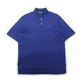 POLO GOLF RALPH LAUREN anni '90 Polo in cotone Pima taglia M Blu navy con ricamo pony piccolo Made in Perù