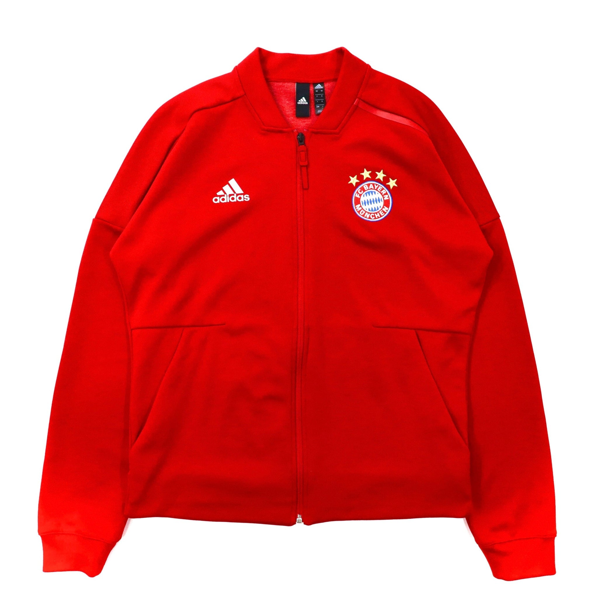 Giacca da tuta Adidas L rossa poliestere FC Bayern Monaco 18-19 CY6107