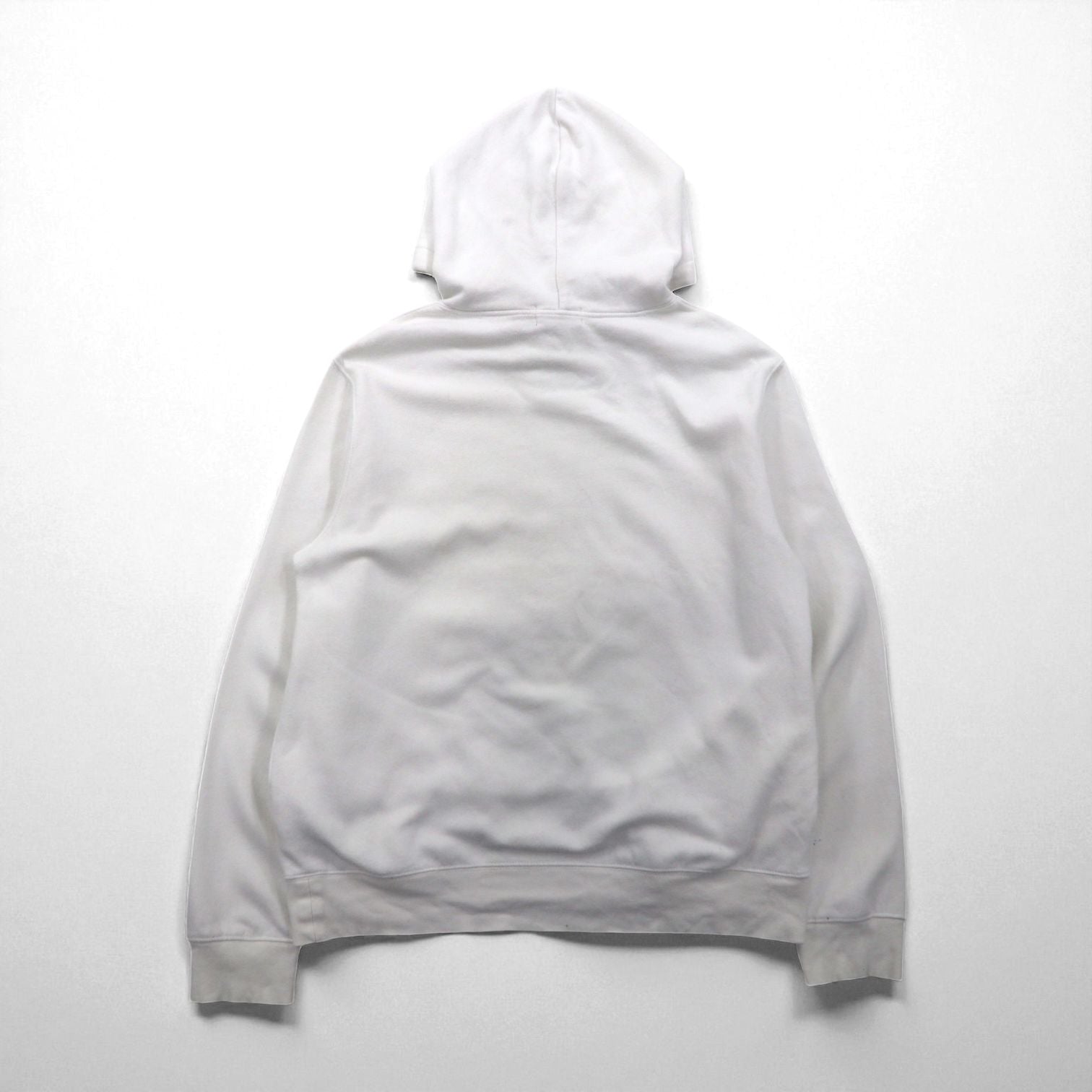 Polo Ralph Lauren ポロベア プリント プルオーバー パーカー L ホワイト サイドポケット
