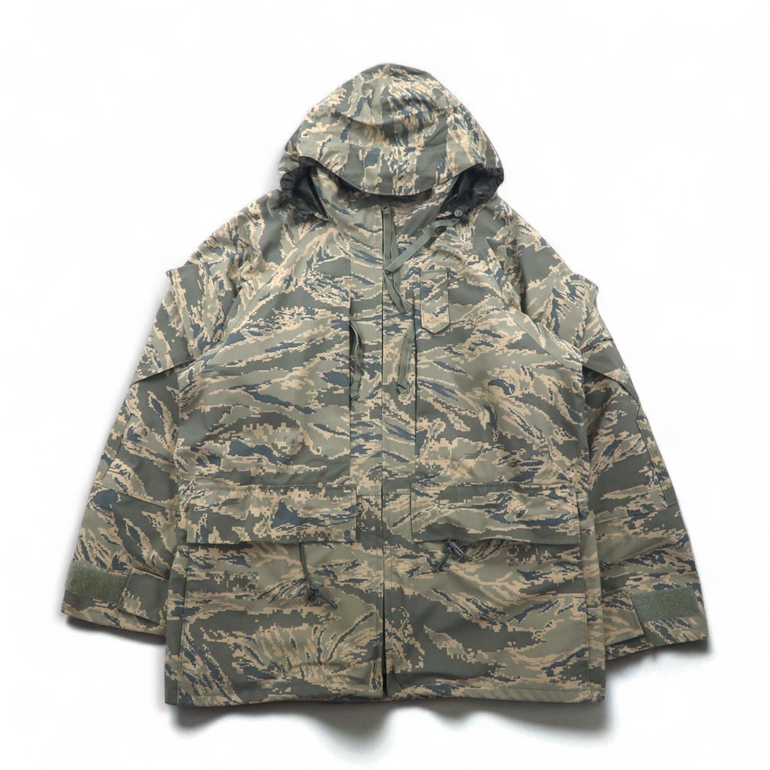US AIR FORCE 米軍 APECS ABU ゴアテックス GORE-TEX パーカ XL カーキ デジタルタイガーカモ 防水 ミリタリージャケット 8415-01-547-3508 PROPPER INTERNATIONAL
