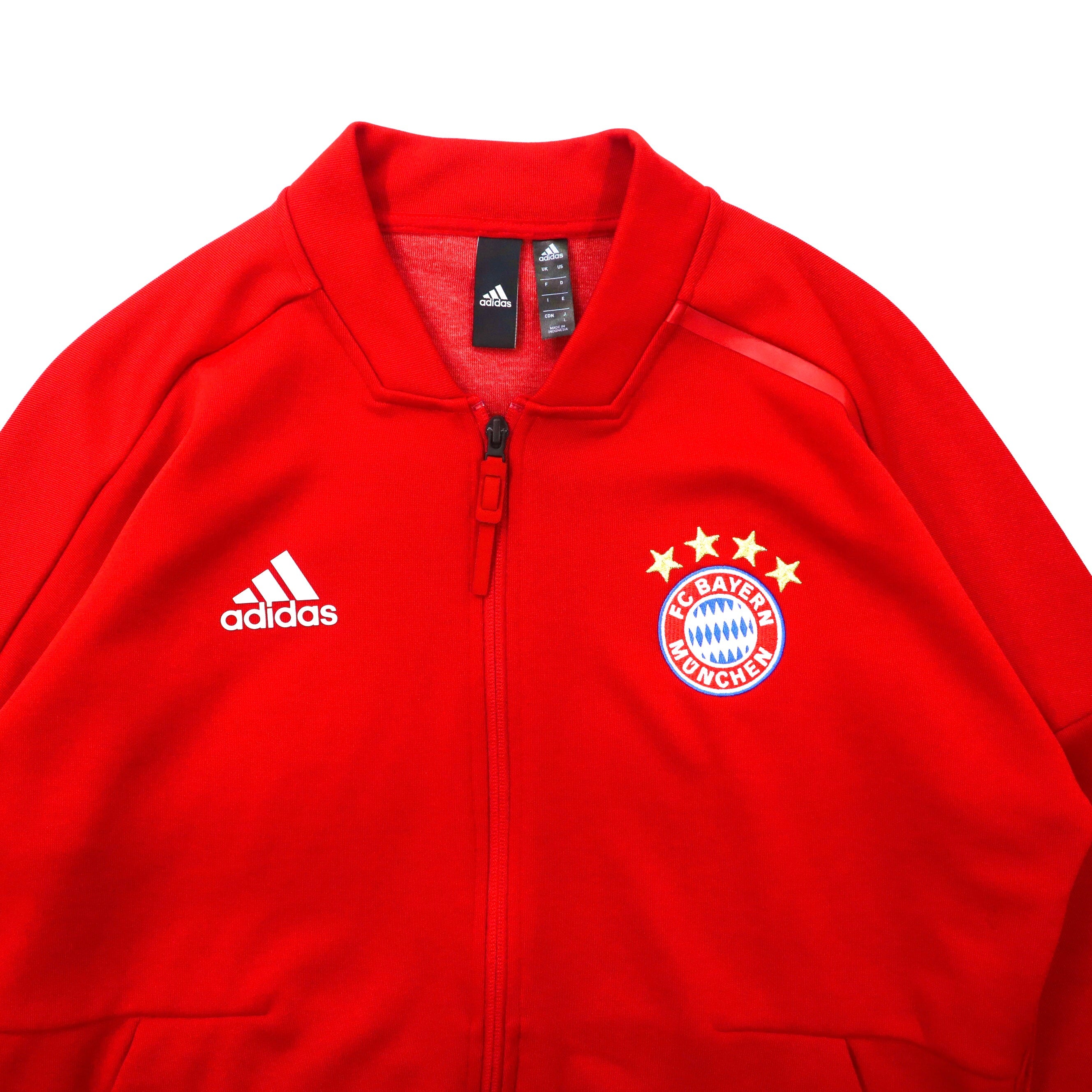 Giacca da tuta Adidas L rossa poliestere FC Bayern Monaco 18-19 CY6107