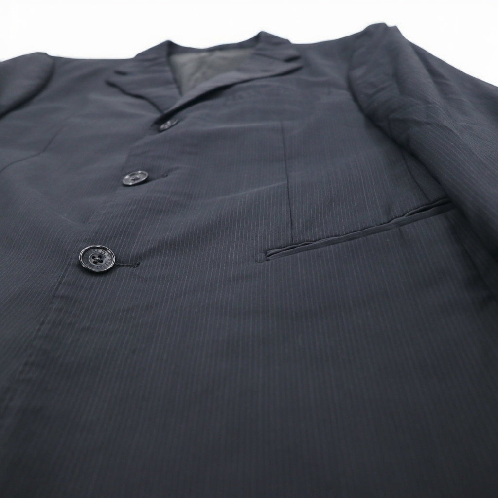 BURBERRY BLACK LABEL Abito 3 pezzi M nero a righe BMD40-109-09 Prodotto in Giappone