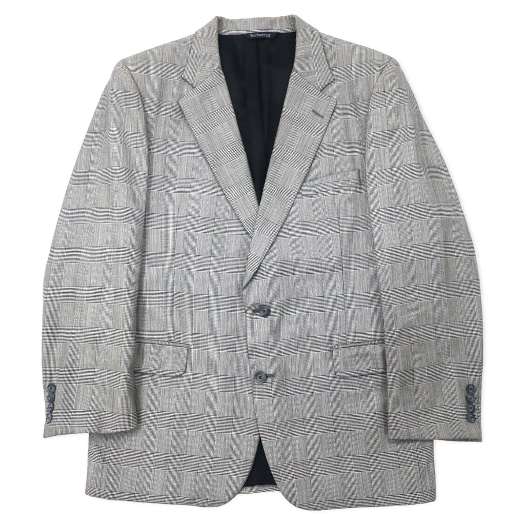 Burberrys USA Old Giacca sartoriale a 2 bottoni in lana grigia con motivo Glen check L SAKS FIFTH AVENUE
