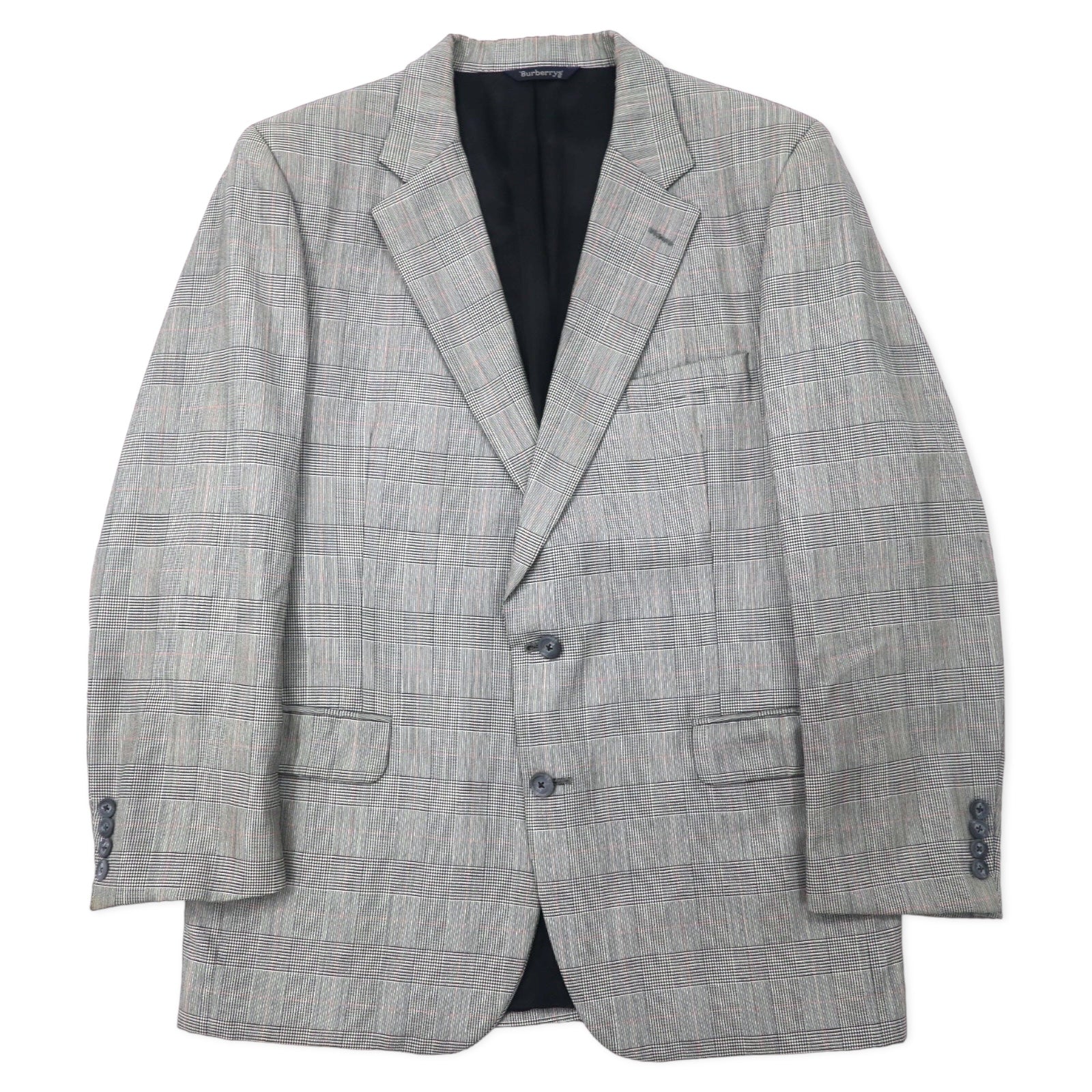 Burberrys USA Old Giacca sartoriale a 2 bottoni in lana grigia con motivo Glen check L SAKS FIFTH AVENUE