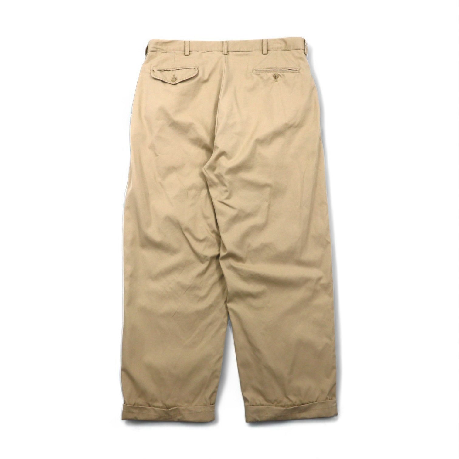 Polo by Ralph Lauren anni '90 HAMMOND PANT Chino Polo 2 Pieghe Pantaloni Chino Larghi L Beige Cotone