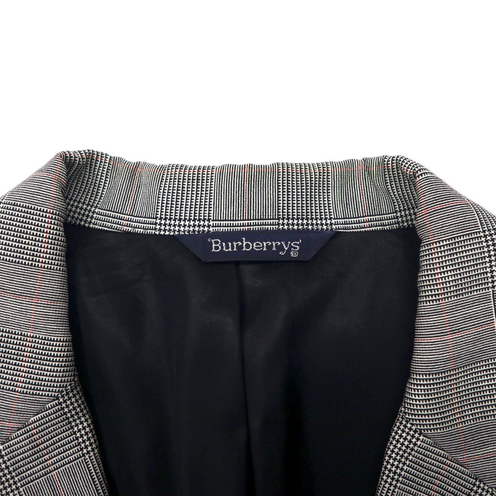 Burberrys USA Old Giacca sartoriale a 2 bottoni in lana grigia con motivo Glen check L SAKS FIFTH AVENUE