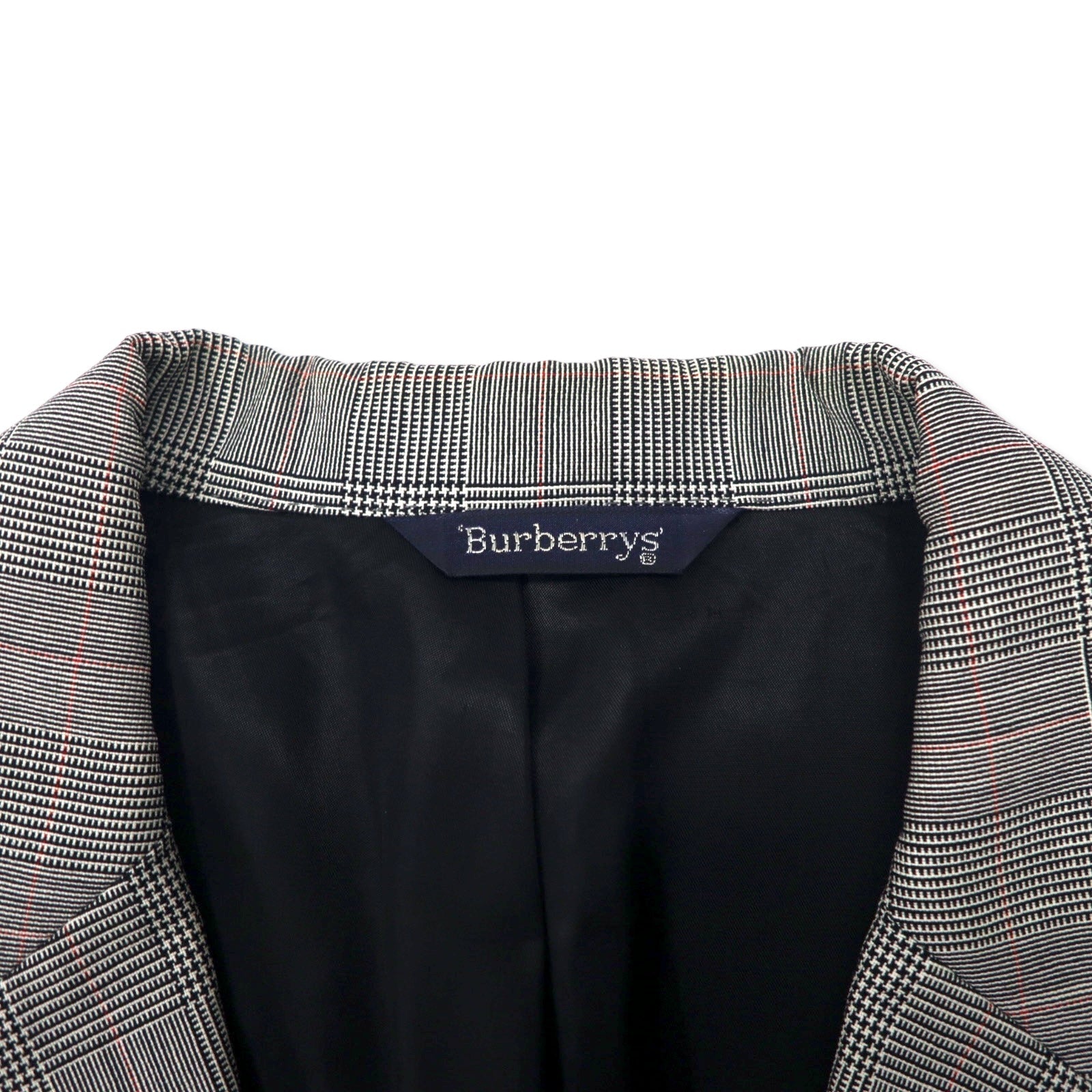 Burberrys USA Old Giacca sartoriale a 2 bottoni in lana grigia con motivo Glen check L SAKS FIFTH AVENUE