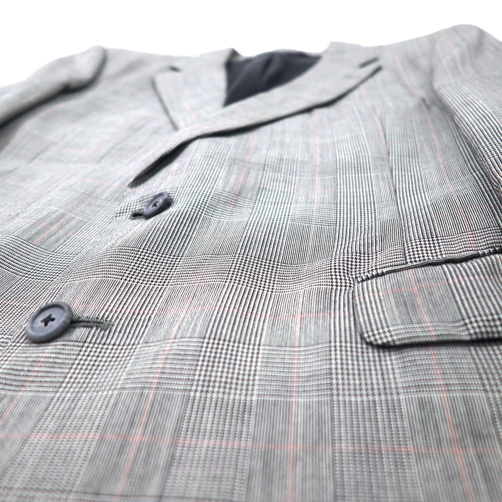 Burberrys USA Old Giacca sartoriale a 2 bottoni in lana grigia con motivo Glen check L SAKS FIFTH AVENUE