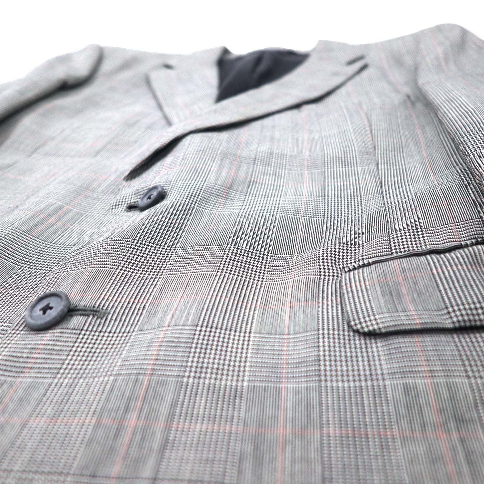 Burberrys USA Old Giacca sartoriale a 2 bottoni in lana grigia con motivo Glen check L SAKS FIFTH AVENUE