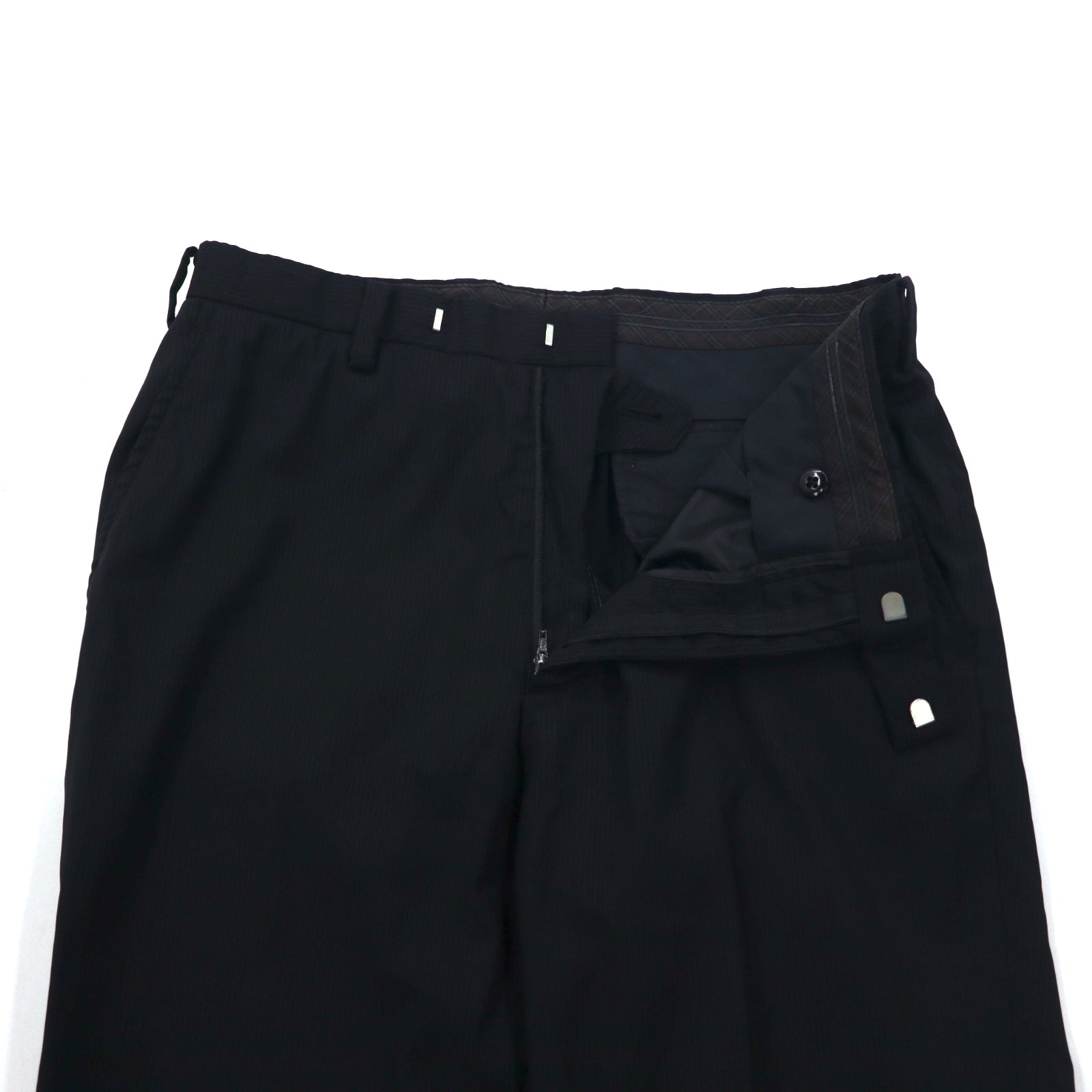 BURBERRY BLACK LABEL Abito 3 pezzi M nero a righe BMD40-109-09 Prodotto in Giappone