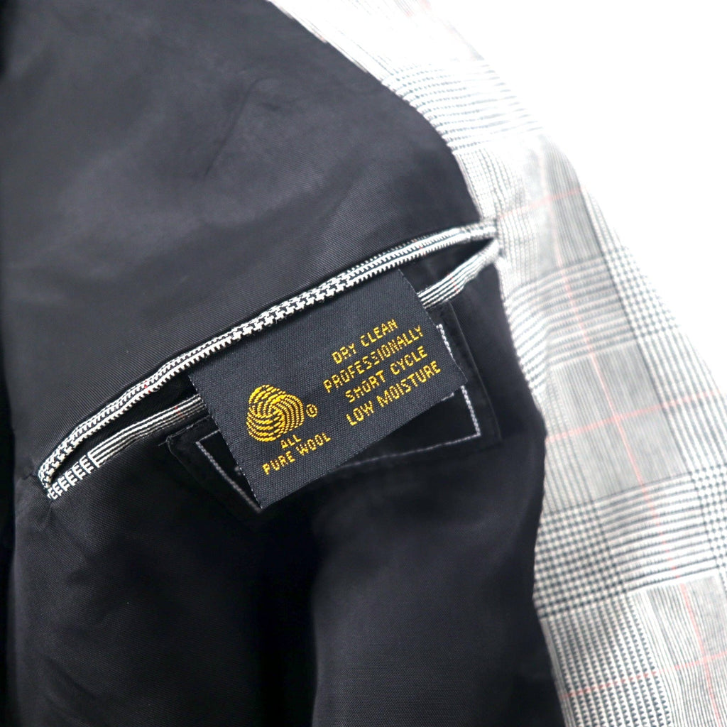 Burberrys USA Old Giacca sartoriale a 2 bottoni in lana grigia con motivo Glen check L SAKS FIFTH AVENUE