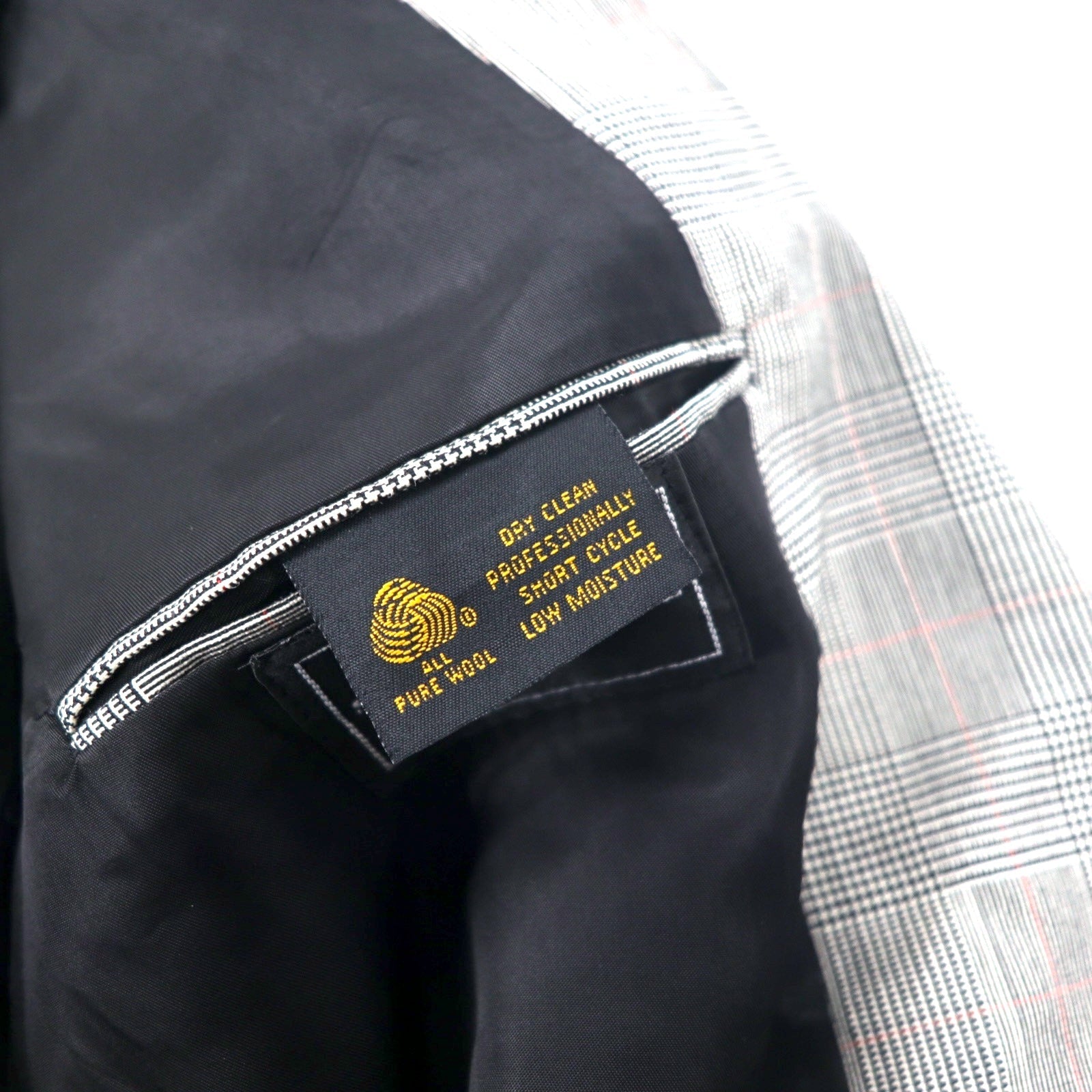 Burberrys USA Old Giacca sartoriale a 2 bottoni in lana grigia con motivo Glen check L SAKS FIFTH AVENUE