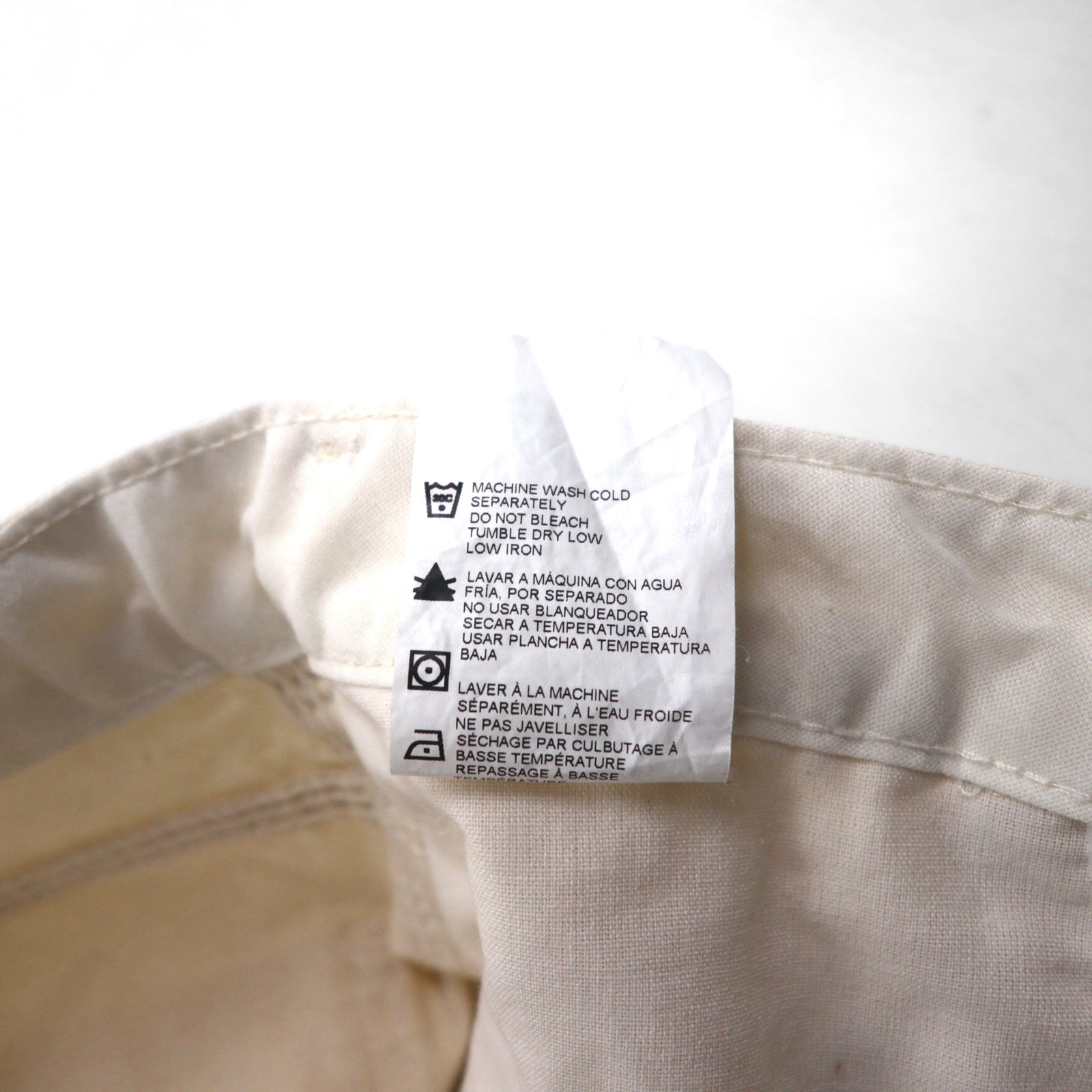 Dickies ショート ペインターパンツ ワークパンツ XL クリーム 生成り コットン DX400NT