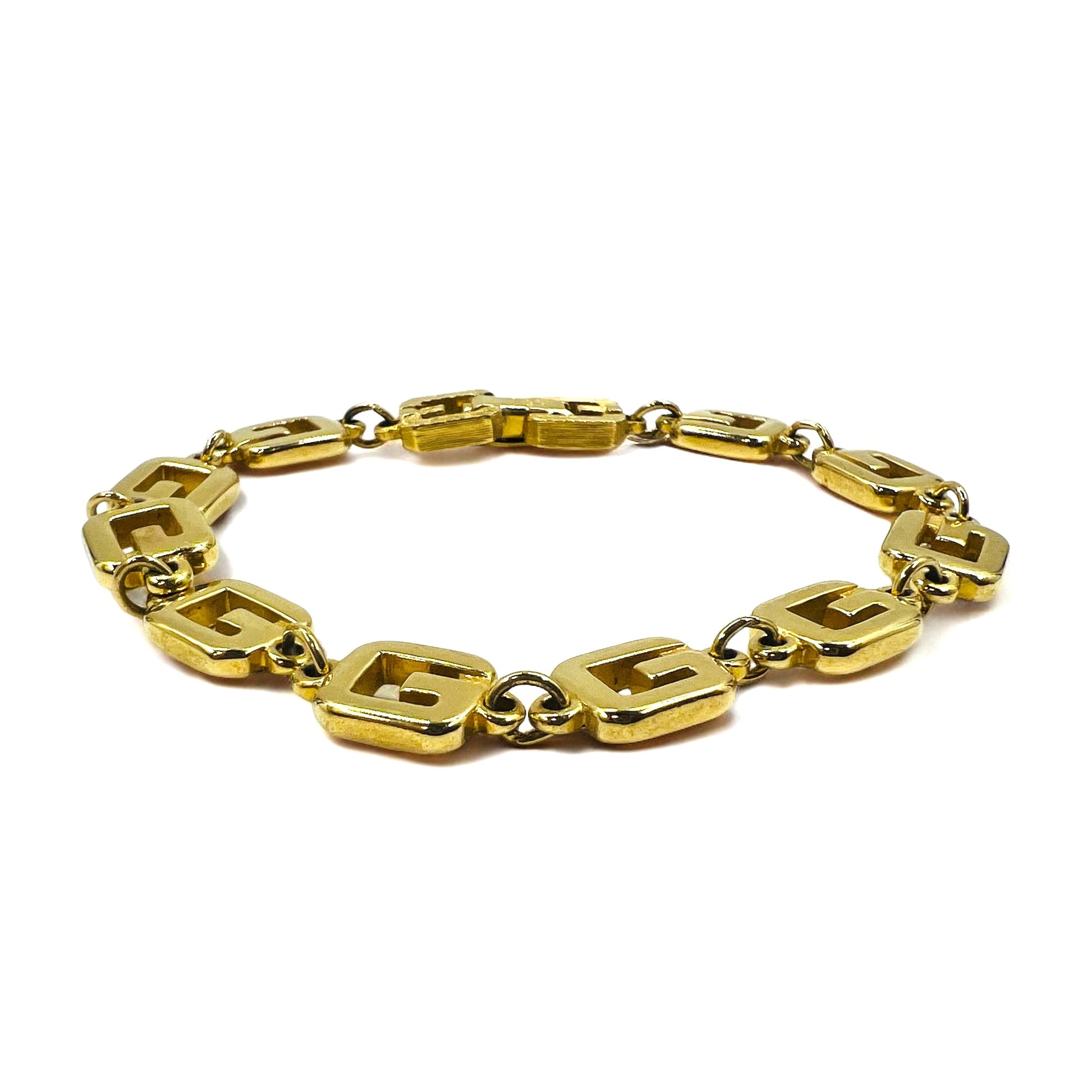 GIVENCHY Bracciale vintage con logo color oro