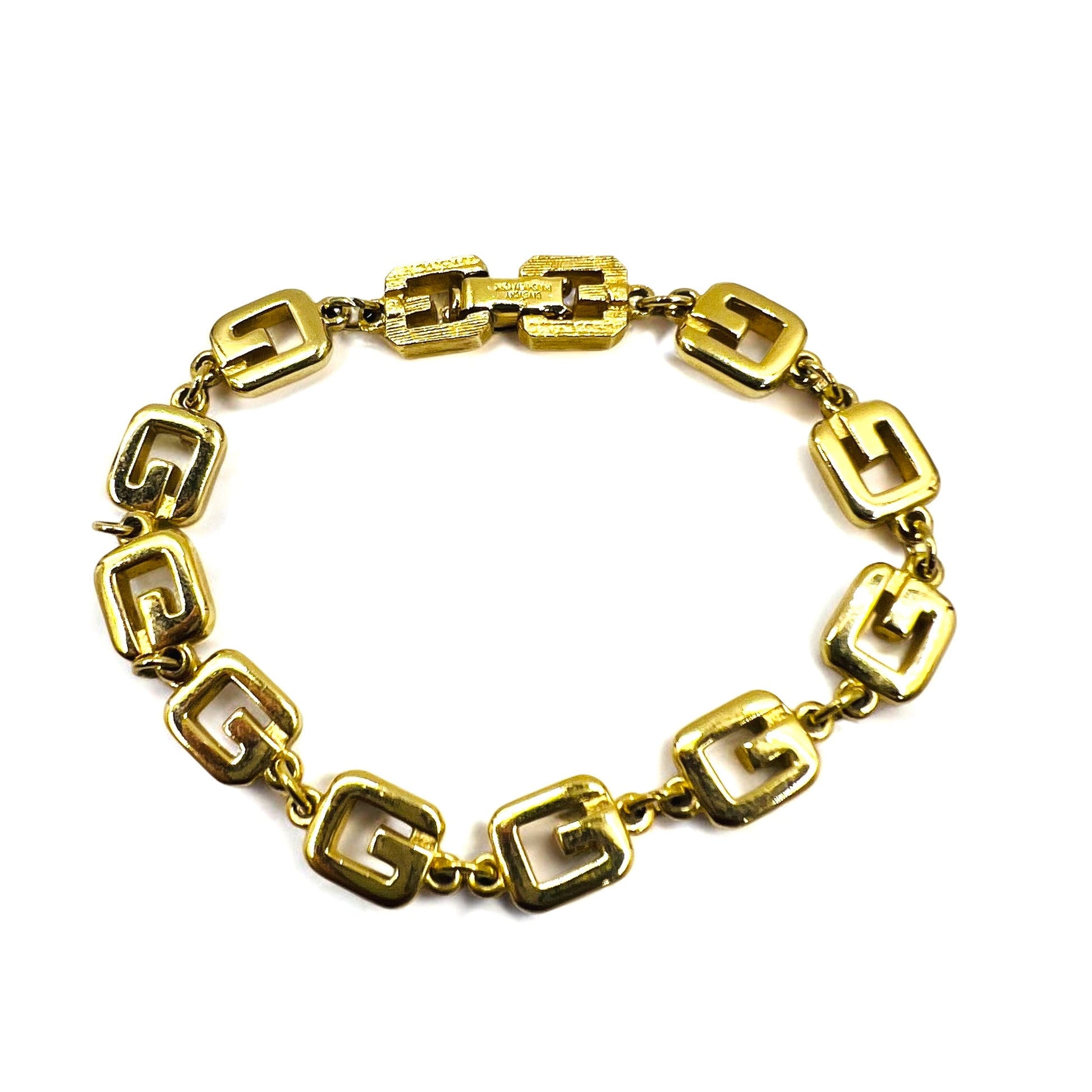 GIVENCHY Bracciale vintage con logo color oro