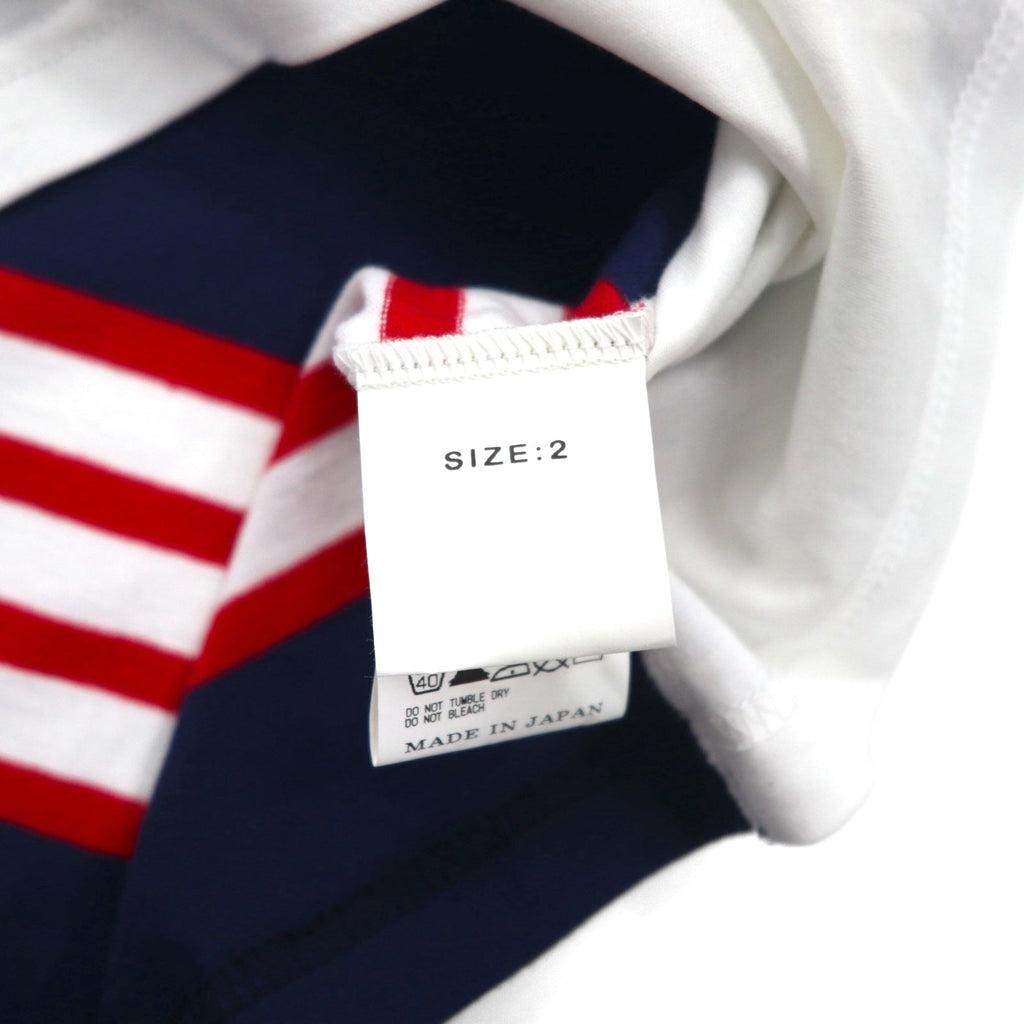 yoshio kubo × LOVELESS T-shirt scollo a V M bianco fantasia a stelle GUILD PRIME edizione speciale made in Japan