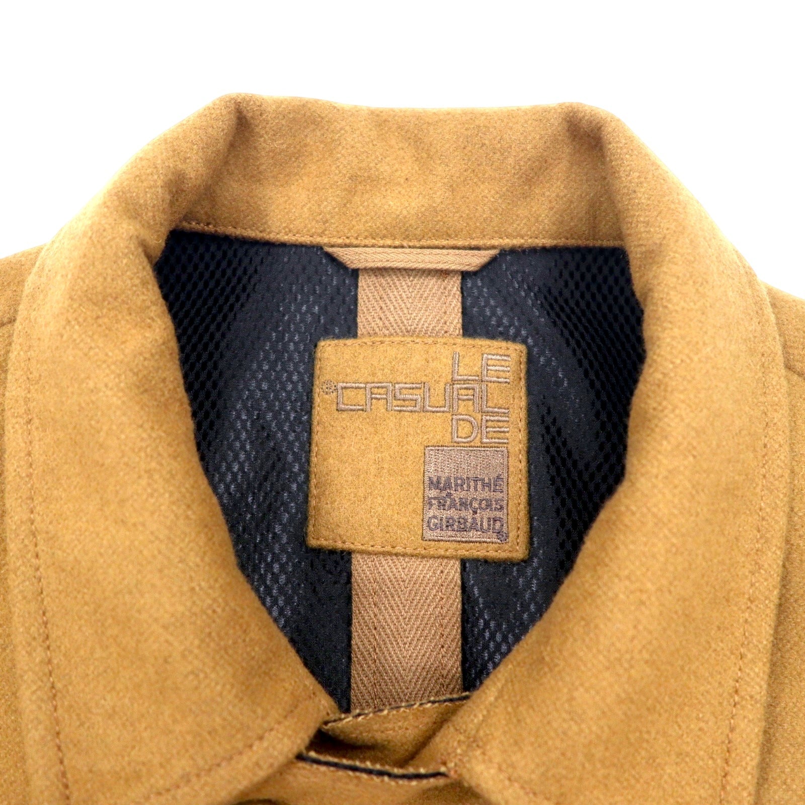 MARITHE FRANCOIS GIRBAUD Giacca Doppiopetto in Tweed Beige di Lana M M7-4760